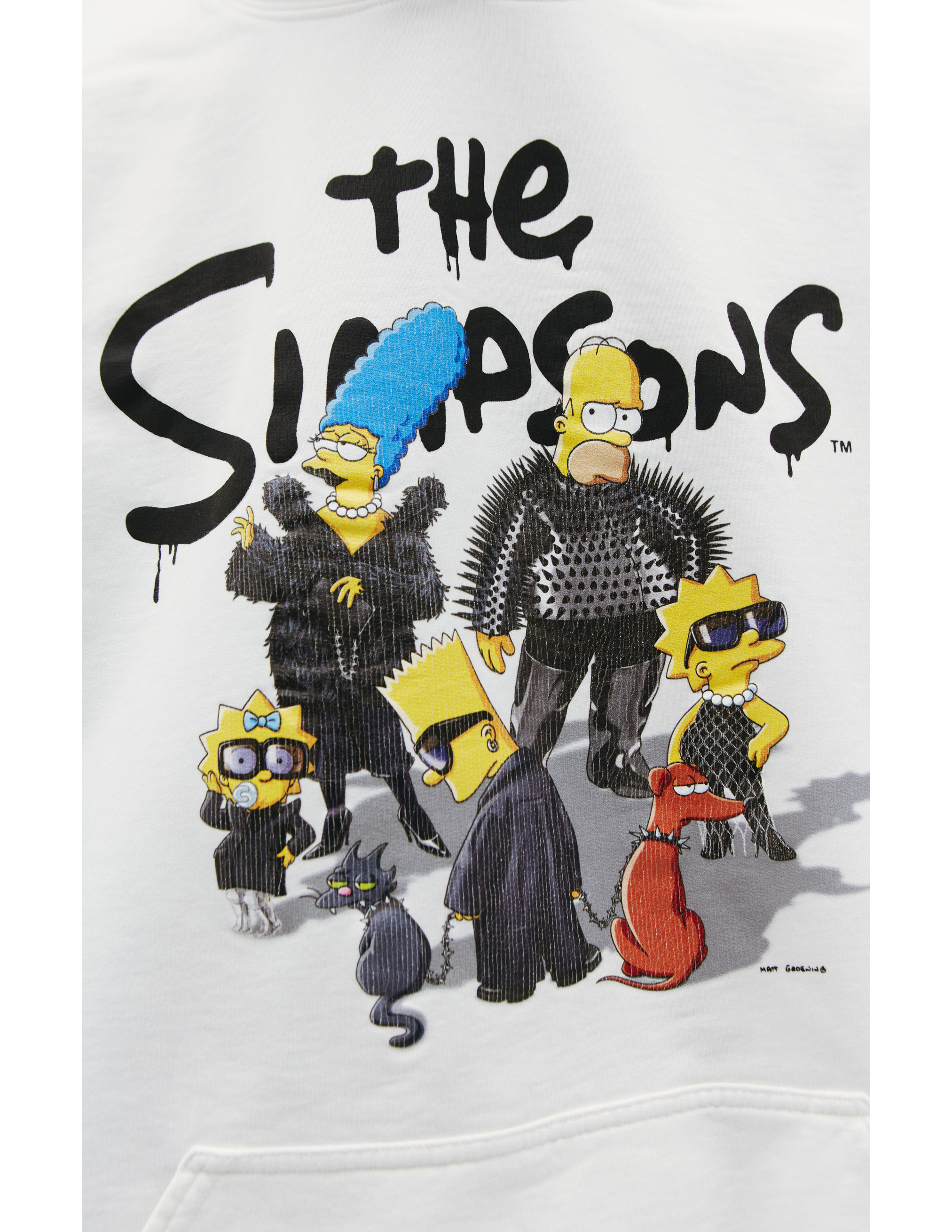 Худи Balenciaga x The Simpsons с принтом Balenciaga 675003/TLVG8/9016, размер 4;3;2;1 675003/TLVG8/9016 - фото 4