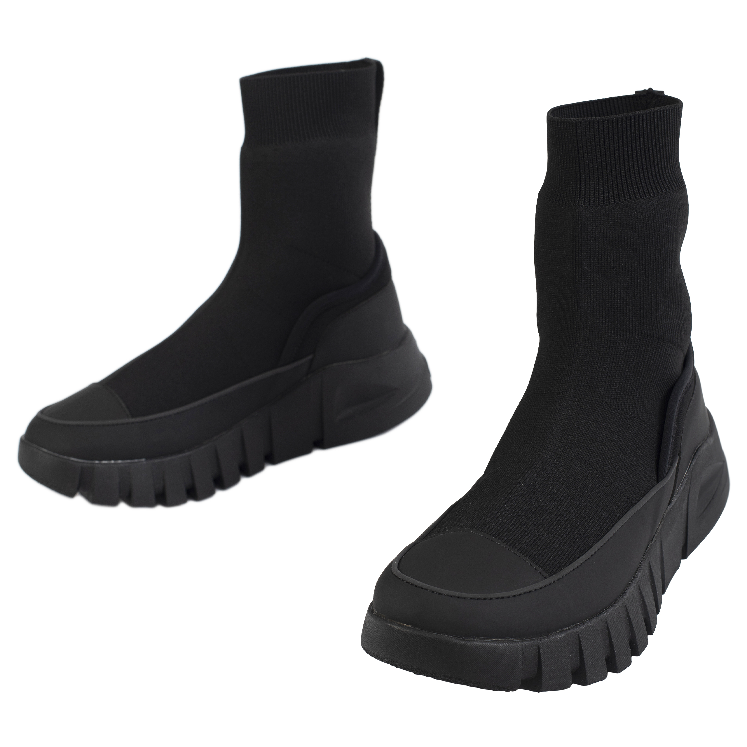 Черные текстильные ботинки Ys YX-E06-990-2, размер 5;4;3;2