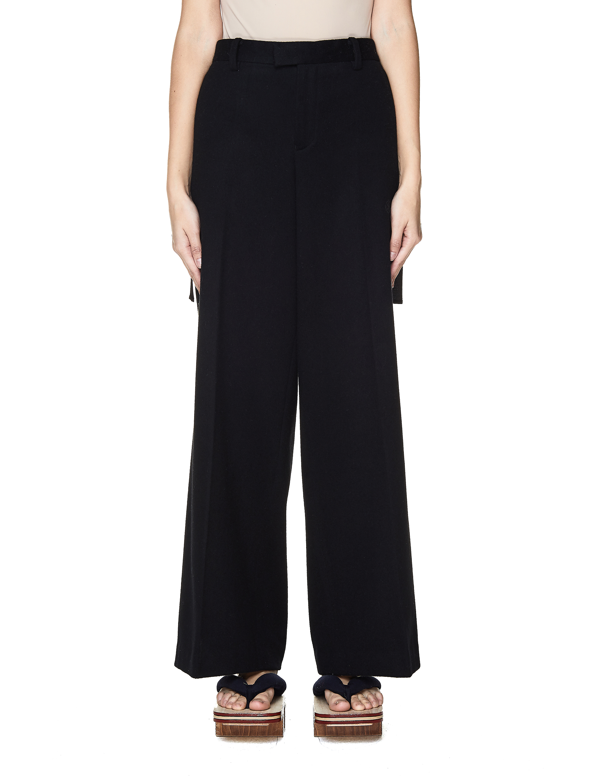 Черные брюки с принтом - Sue Undercover SUX1502-2/blk