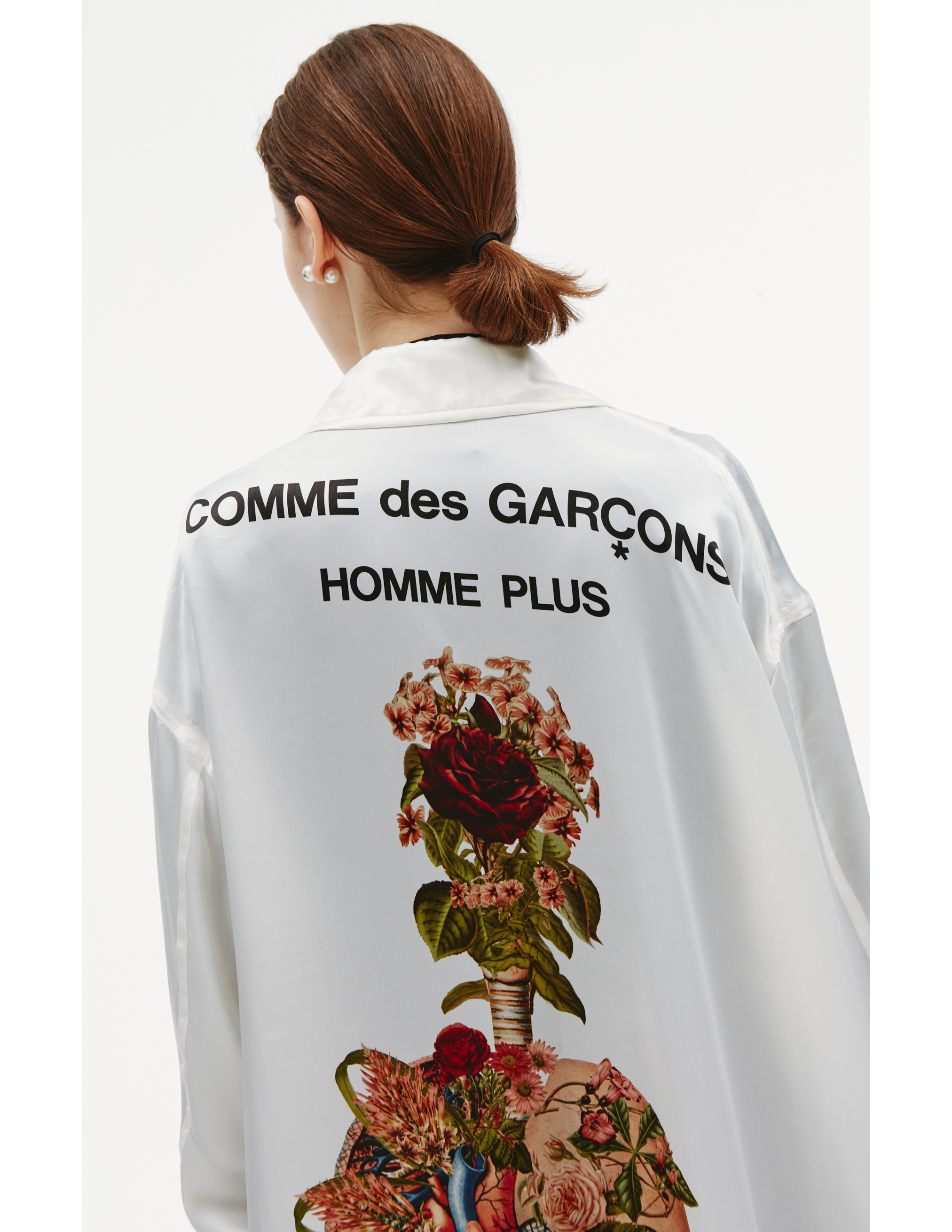 Асимметричное пальто на кнопках - Comme des Garcons Homme plus PI-C017-051-1 Фото 6