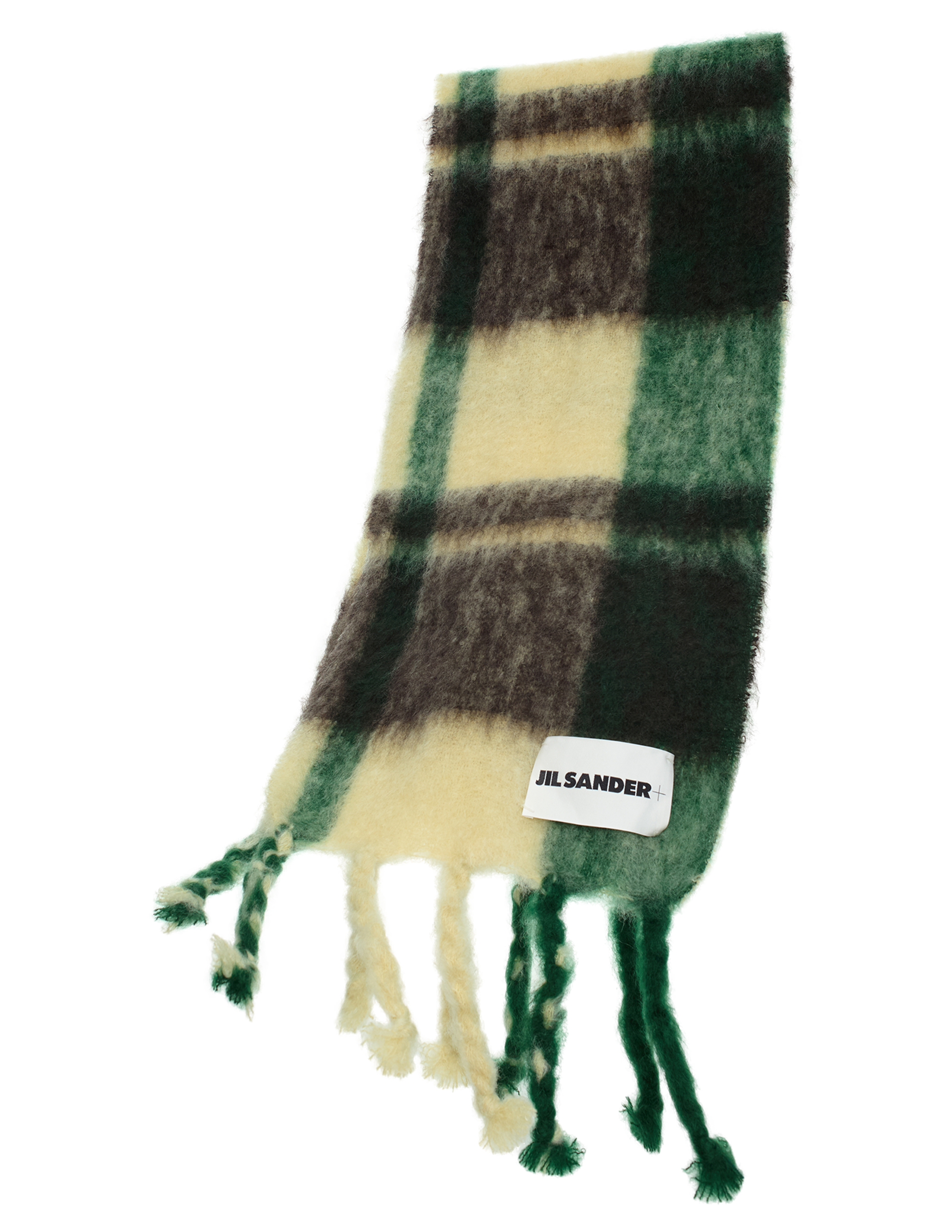 Комбинированный шарф из мохера 58300₽