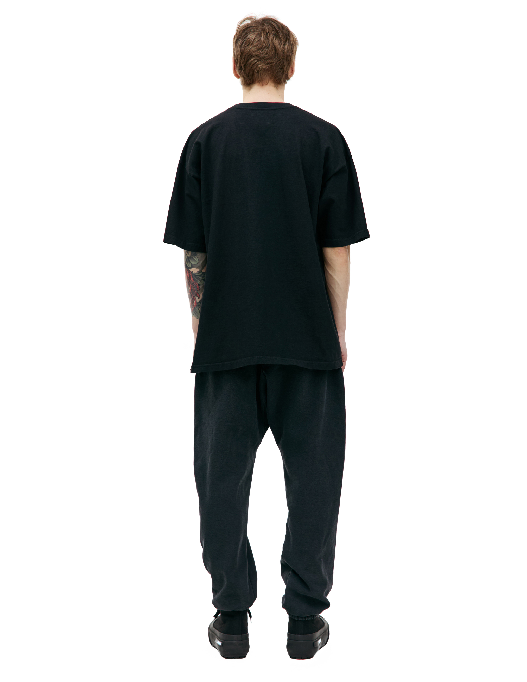 Черная футболка с логотипом Satoshi Nakamoto SS24TE004, размер M;L;XL;XXL - фото 3