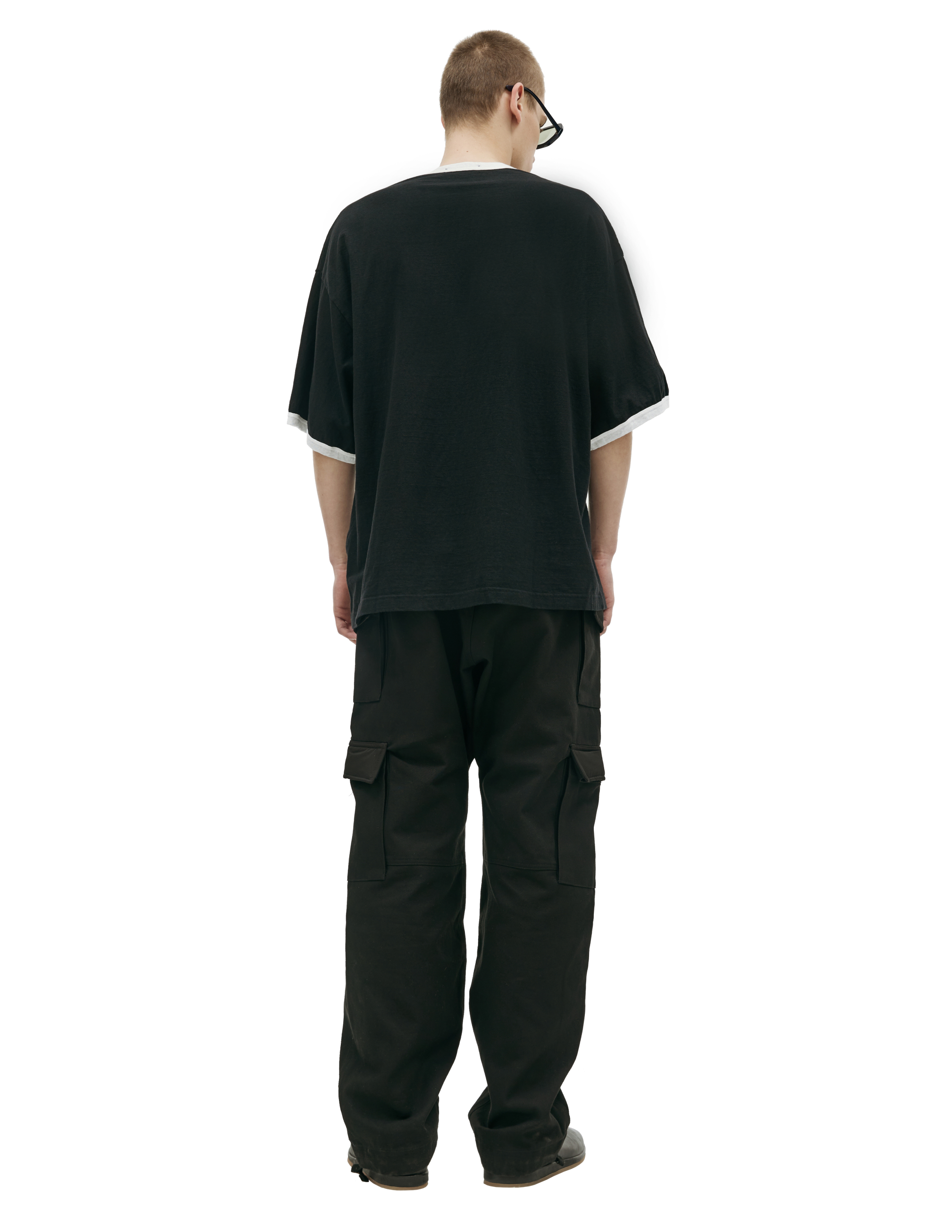Черная футболка с принтом Rebelgods Undercover UC1C4809, размер 4 - фото 3