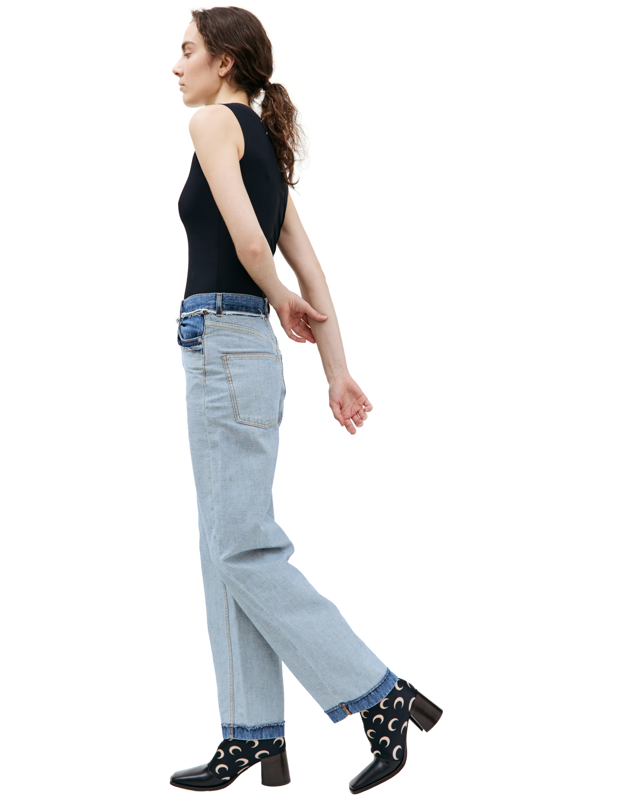 Прямые джинсы со швами наизнанку Marni PAJD0474SQ/USCV93/IOB52, размер 40;42 PAJD0474SQ/USCV93/IOB52 - фото 2