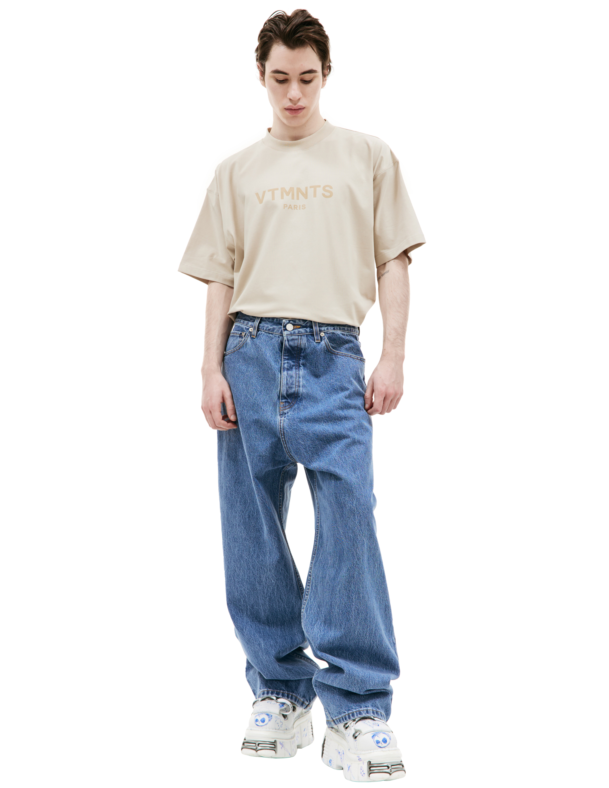 Широкие прямые джинсы VTMNTS VL20PA320N/5401, размер 26;28;30;32;34;36