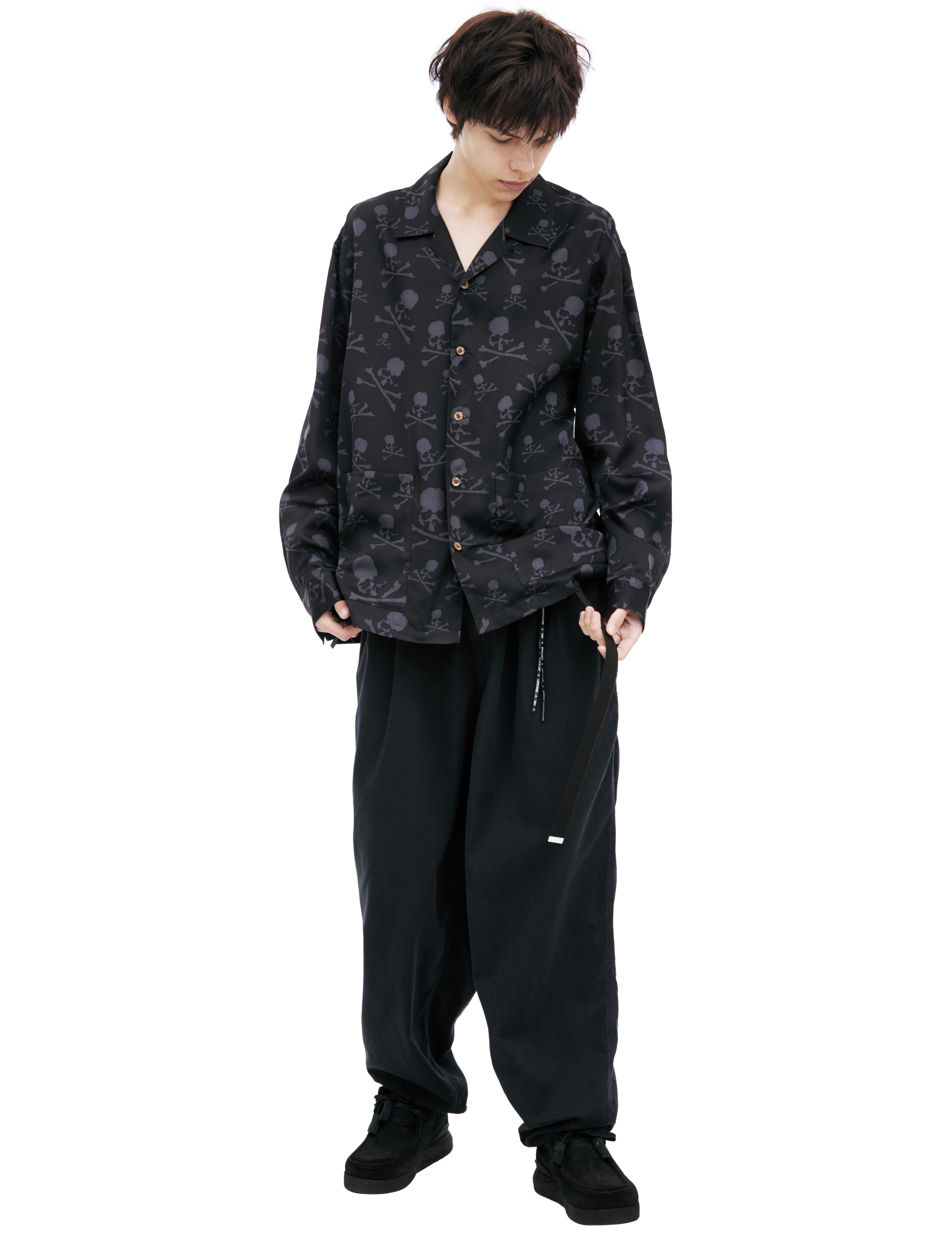 Шелковая рубашка с монопринтом 232700₽