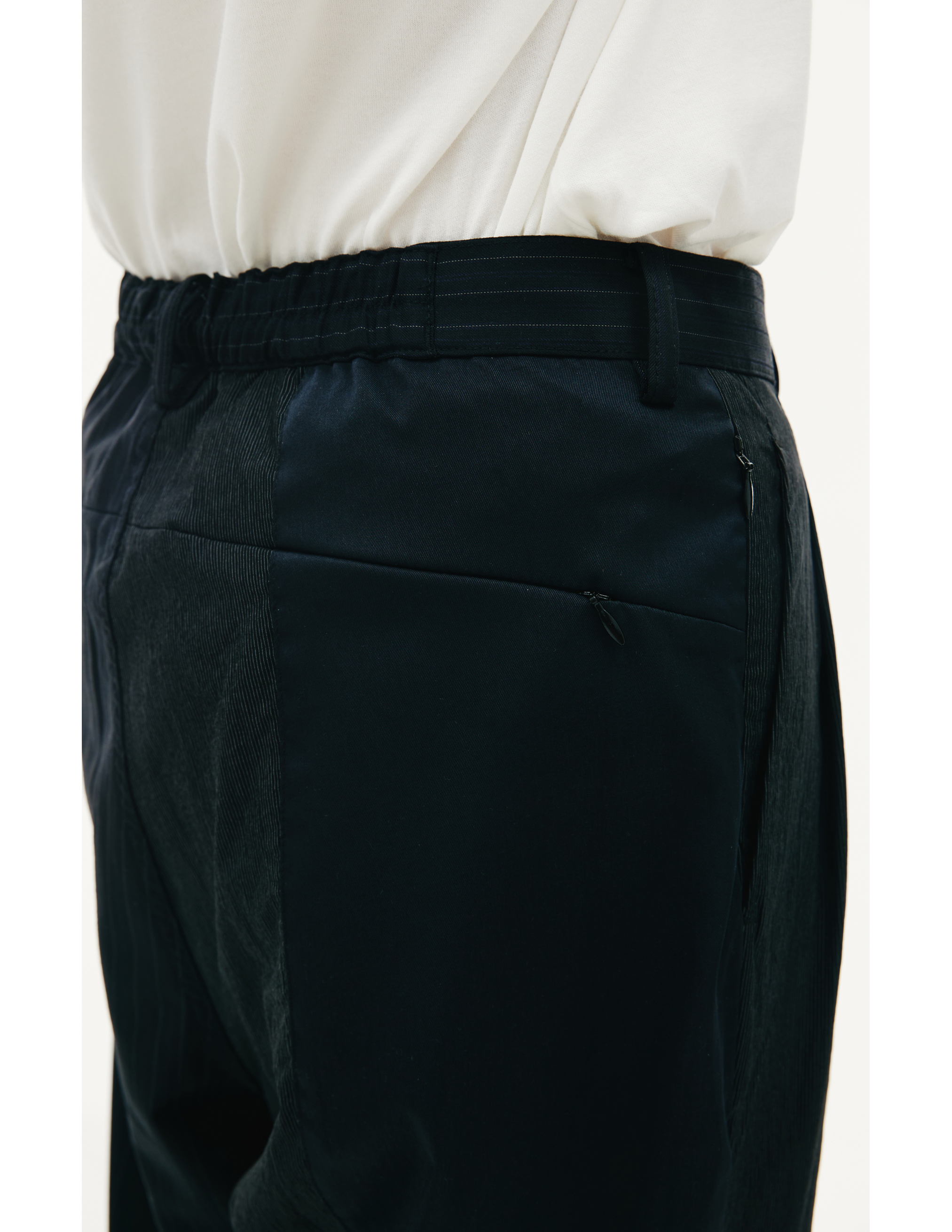 Укороченные брюки пэчворк KIMMY SS23-15/BLACK, размер L;XL SS23-15/BLACK - фото 6