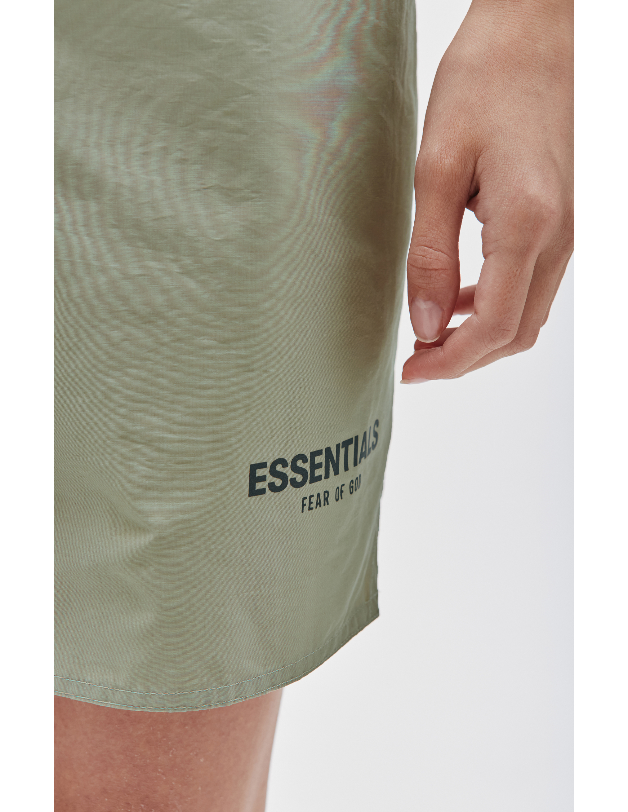 Нейлоновые шорты с логотипом Fear of God Essentials 160SU212010F, размер XXL;XL;L;M - фото 5