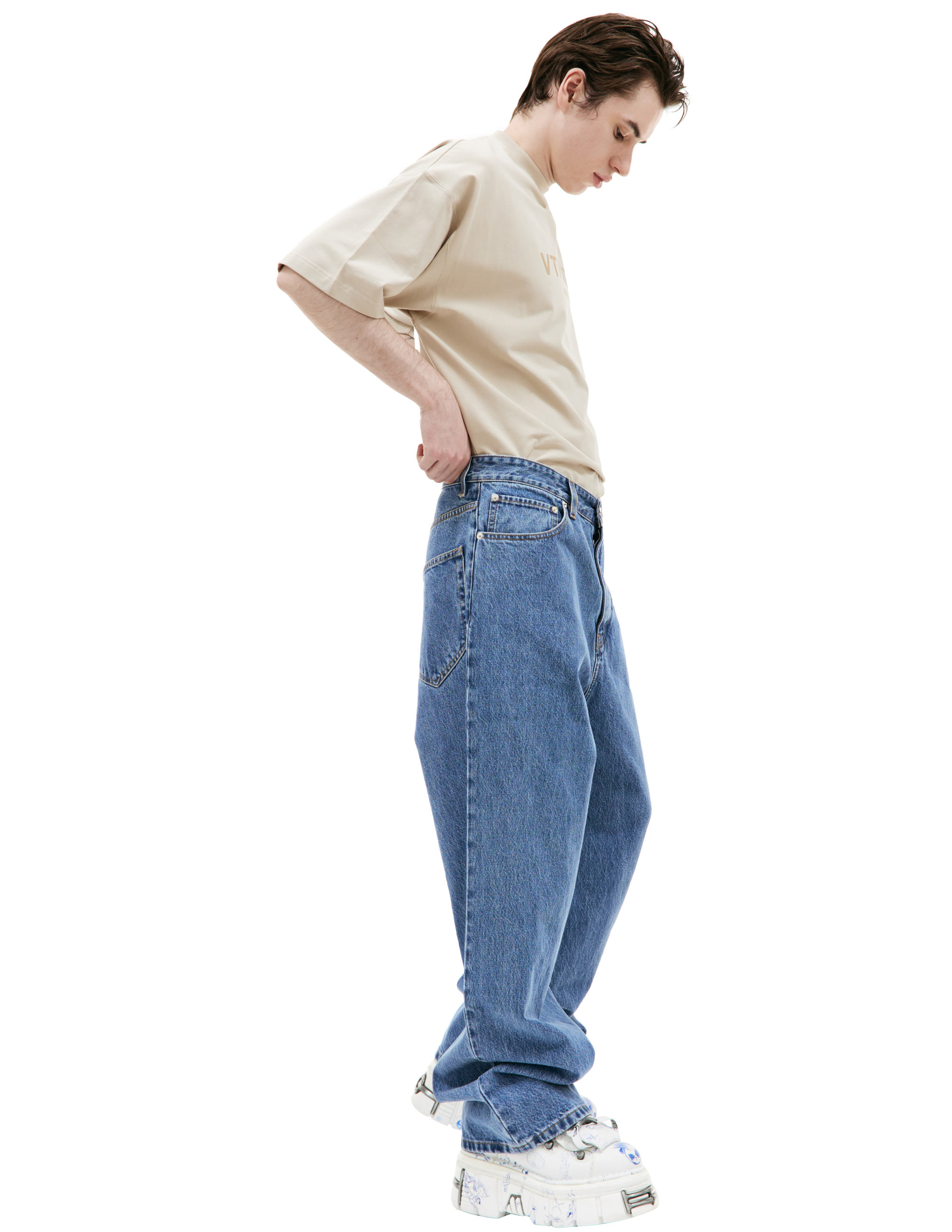 Широкие прямые джинсы VTMNTS VL20PA320N/5401, размер 26;28;30;32;34;36 VL20PA320N/5401 - фото 2