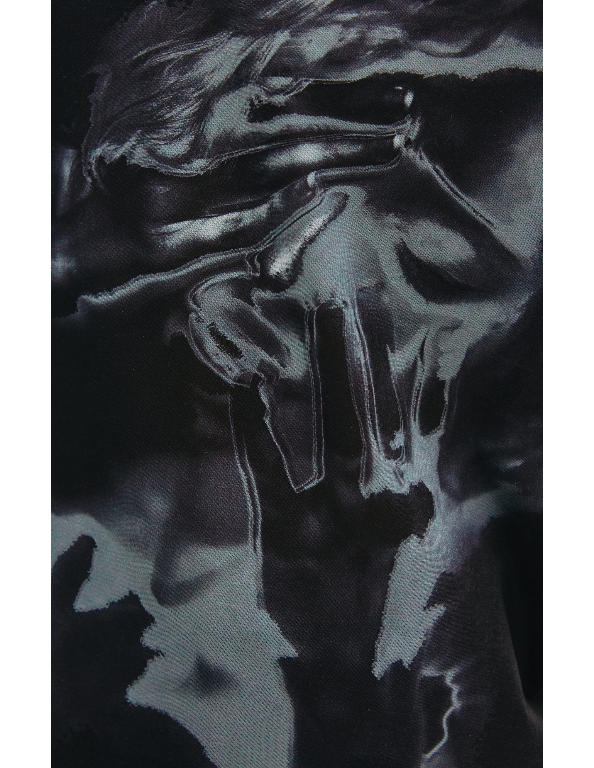Черная футболка с эскизным принтом Yohji Yamamoto HG-T69-272-1, размер 3 - фото 5