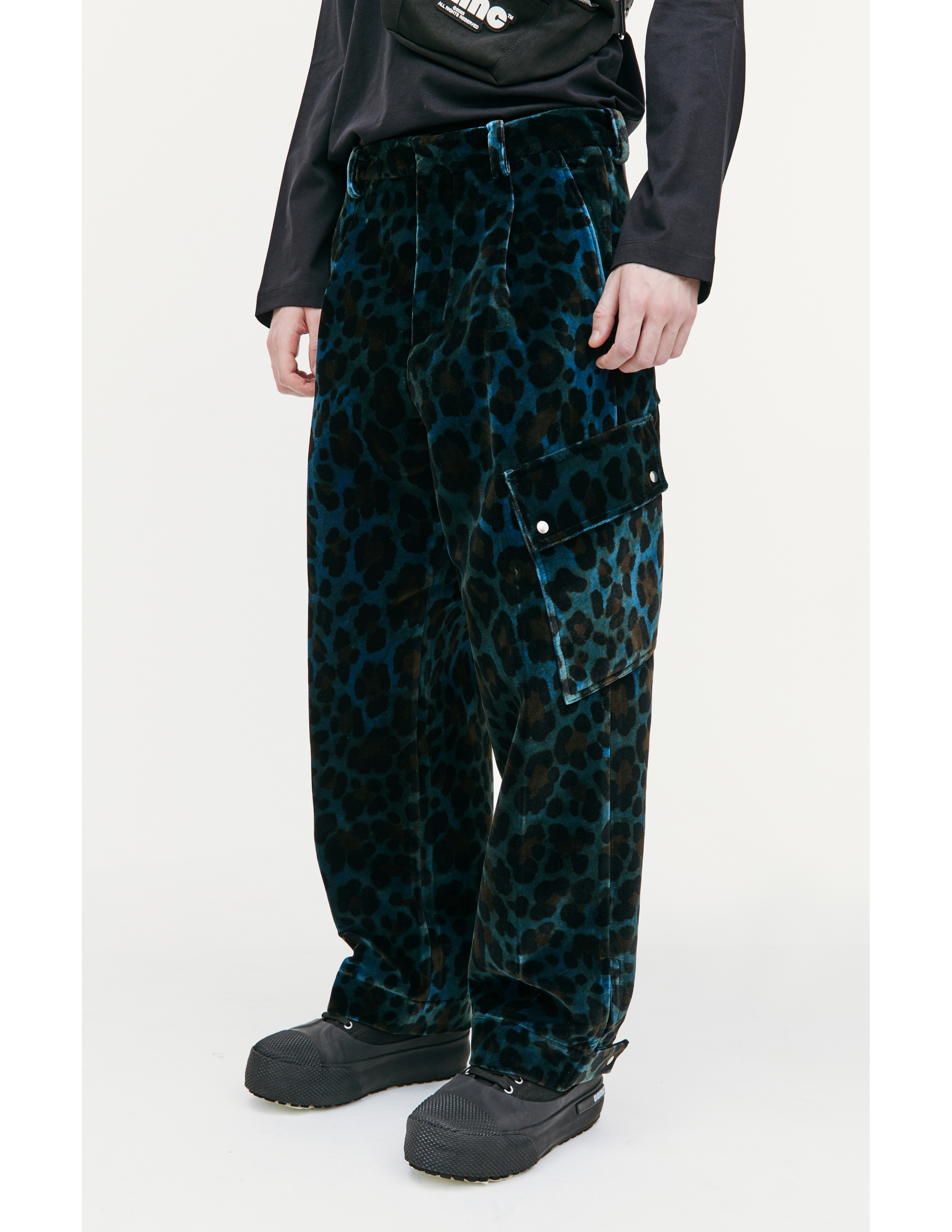 Леопардовые брюки с карманами OAMC 23A28OAU65/COT00899/308, размер 30 23A28OAU65/COT00899/308 - фото 4