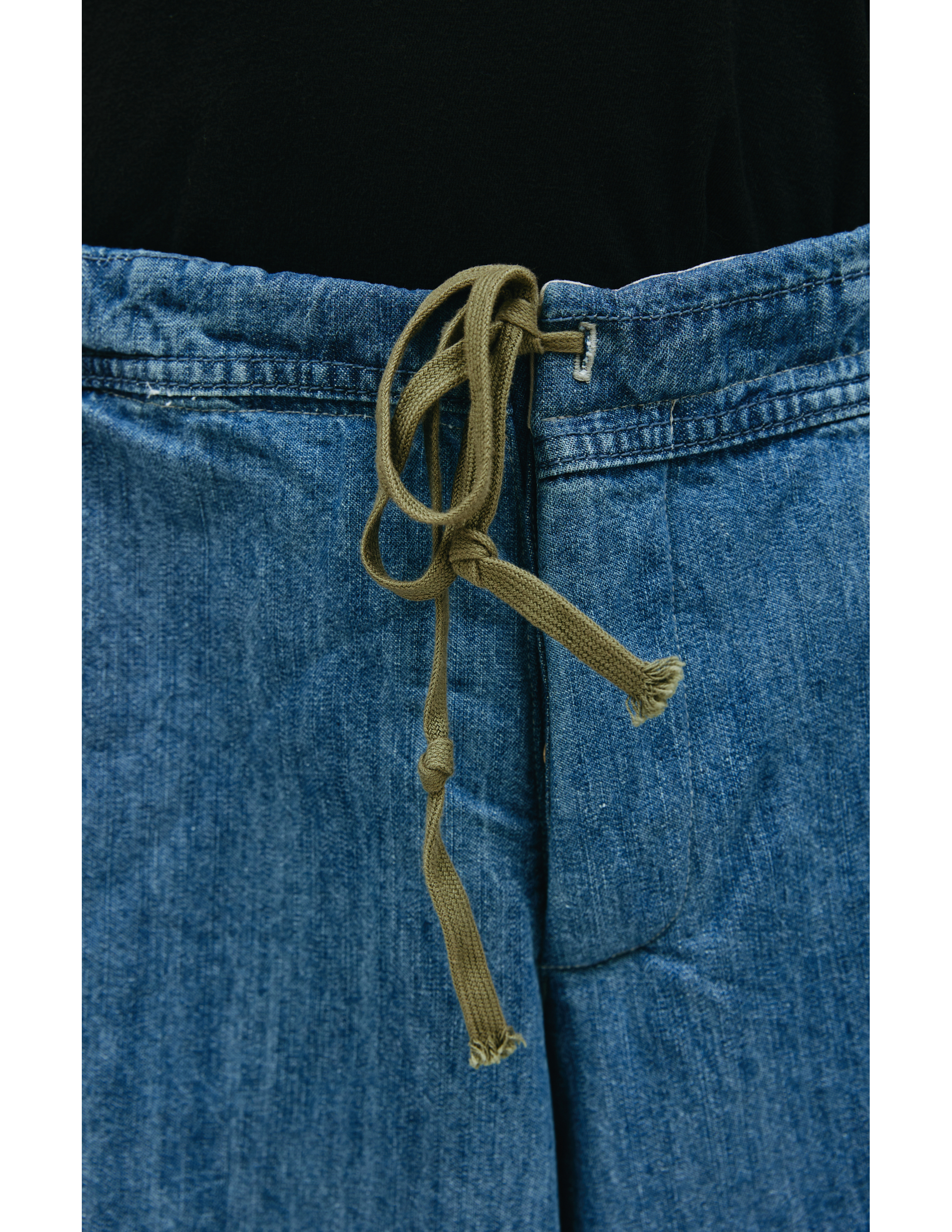 Широкие джинсы с молниями Greg Lauren FM212, размер 4;5 - фото 5