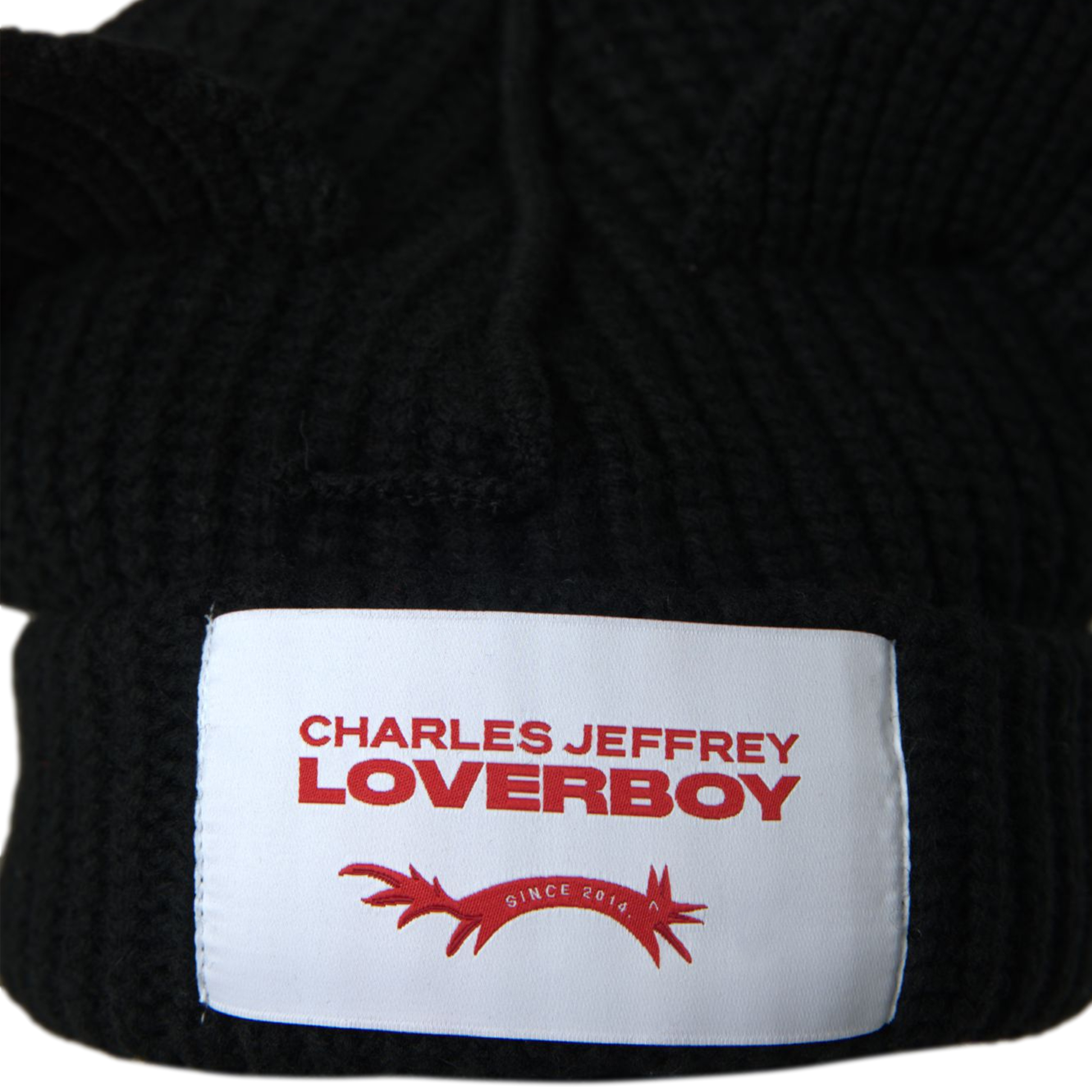 Вязаная шапка с маленькими ушами и патчем CHARLES JEFFREY LOVERBOY 31130401, размер One Size - фото 4