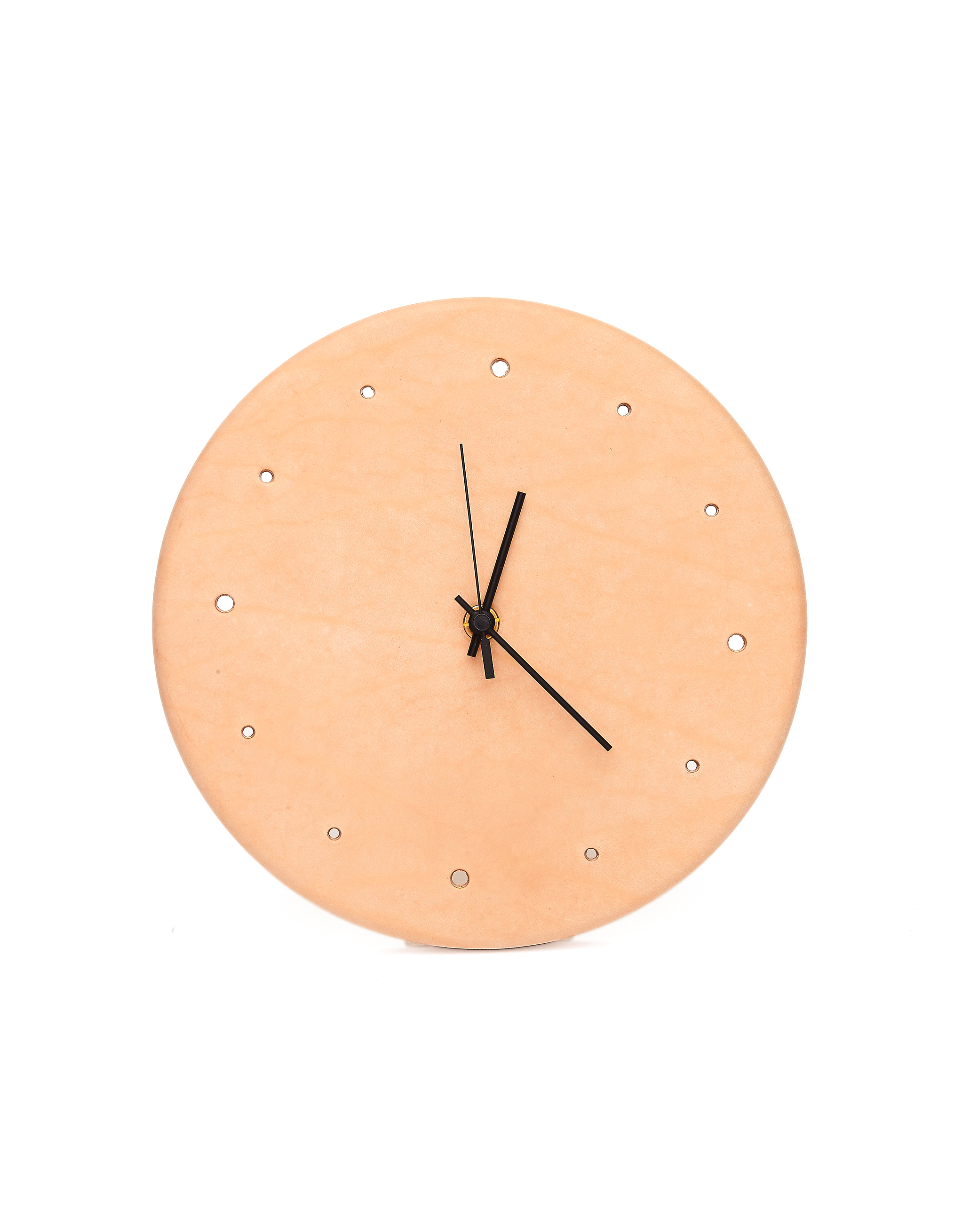 Настенные часы из бежевой кожи Hender Scheme CT-RC-CLO/ntr/ss20, размер One Size