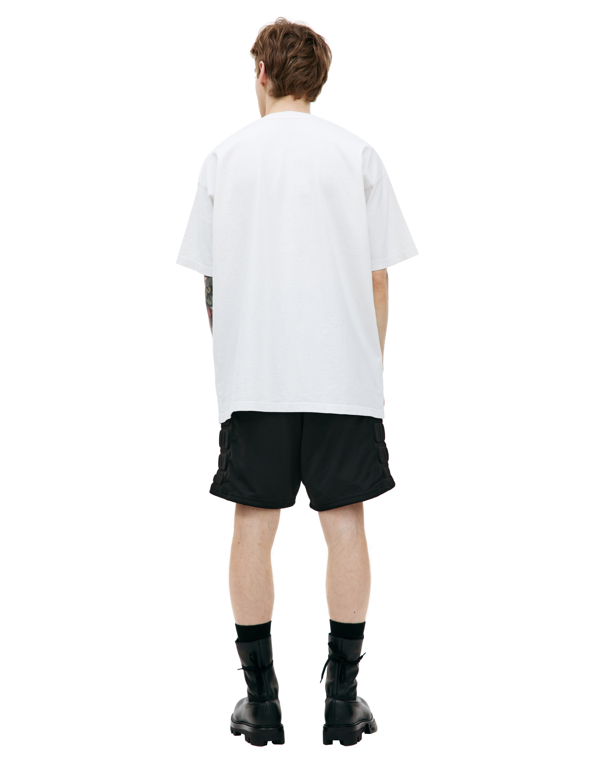 Белая футболка с логотипом Satoshi Nakamoto SS24TE008, размер M;L;XL;XXL - фото 3