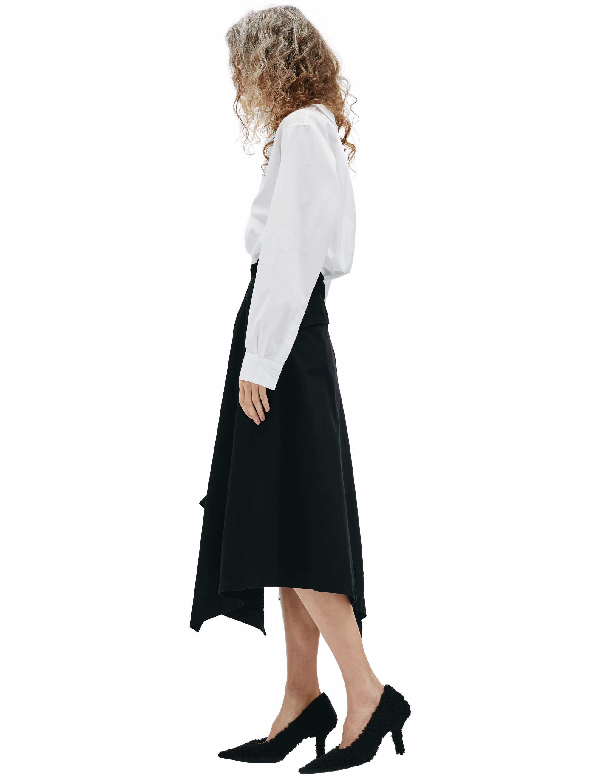 Асимметричная юбка с запахом Ys YX-S80-002-2, размер 3;1 - фото 3