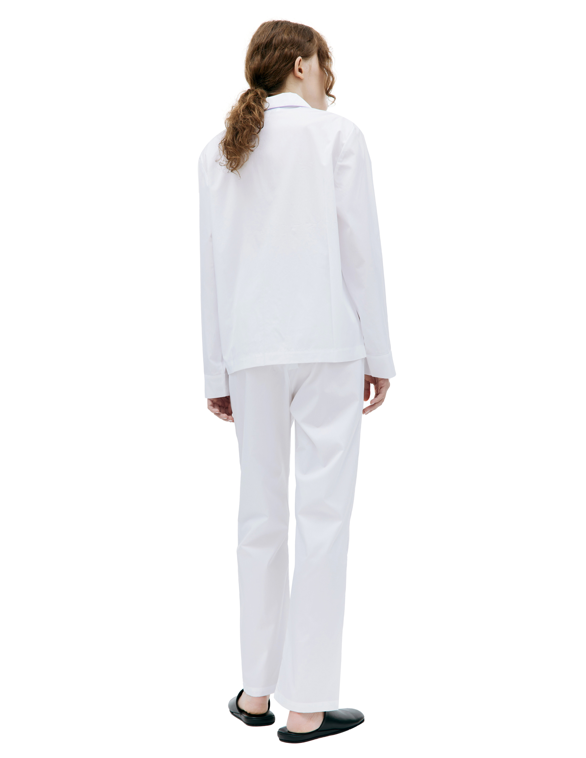 Пижамная рубашка Serif SPORTY & RICH PJ1015WH, размер S;M;L;XL - фото 3