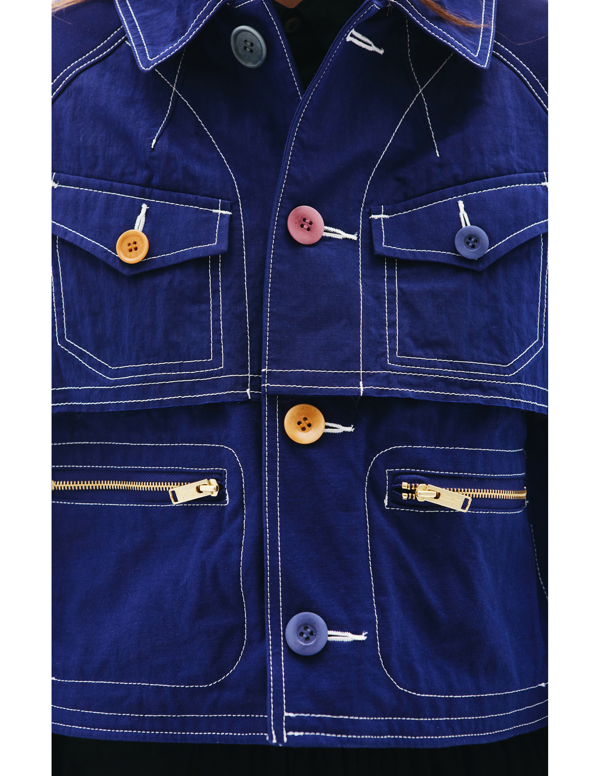 Укороченная джинсовая куртка Undercover UC1A1208, размер 2 - фото 4