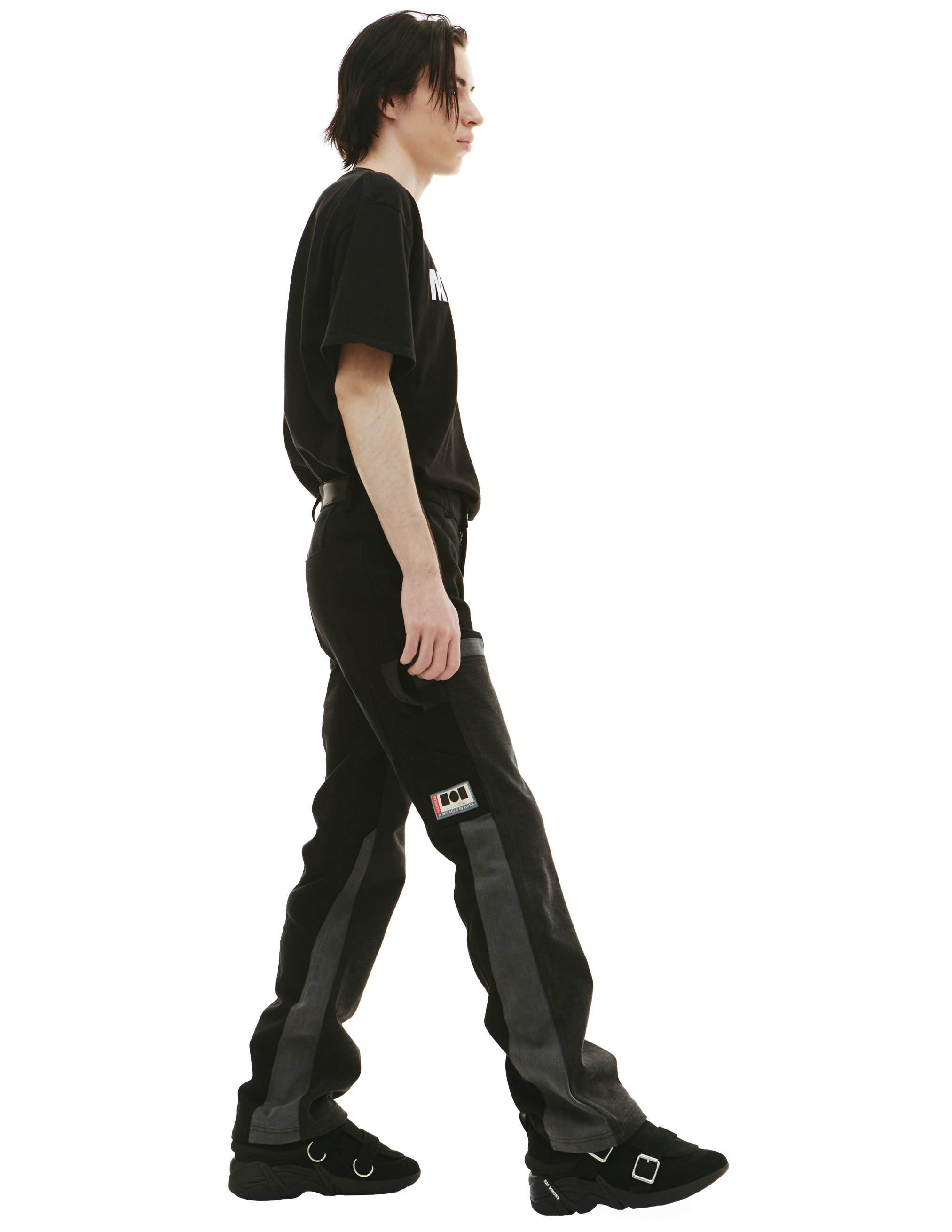 Черные брюки с накладными карманами Nahmias AW22-2-6008-F0026-BLACKDENIM, размер 36;32 - фото 2