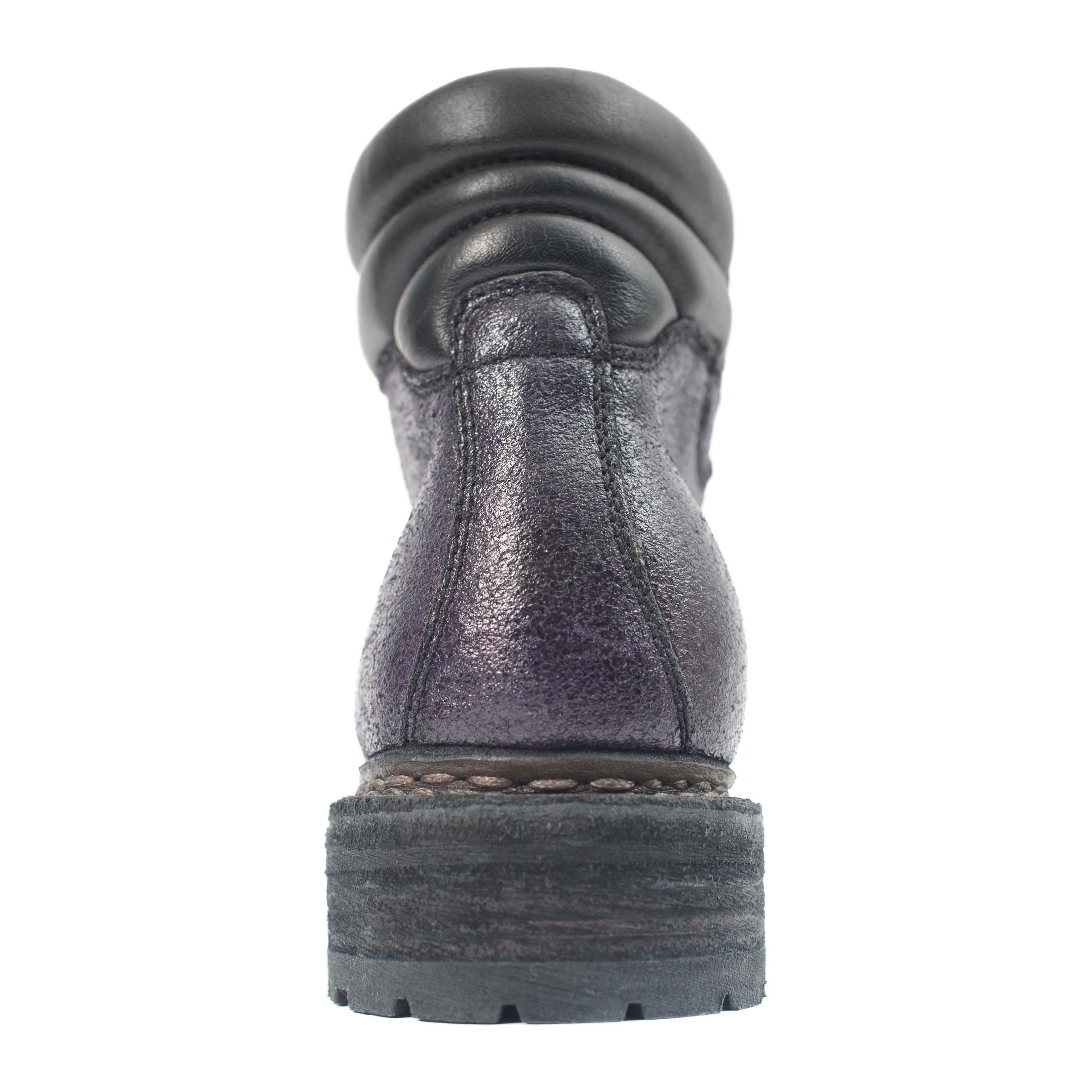 Фиолетовые хайкеры из зернистой кожи Guidi 19/N_PURP, размер 39 19/N_PURP - фото 3