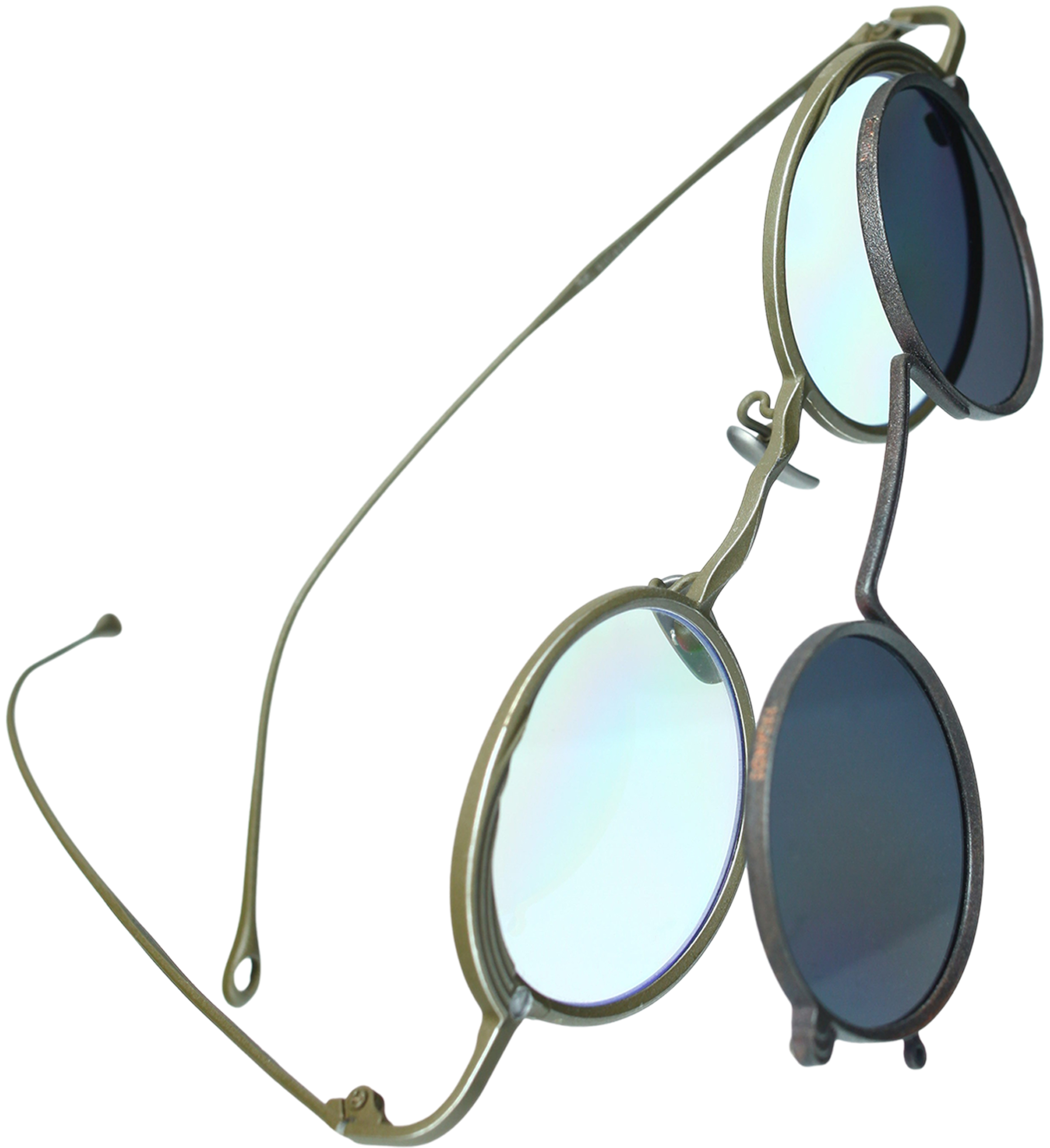 Солнцезащитные очки с дополнительной линзой