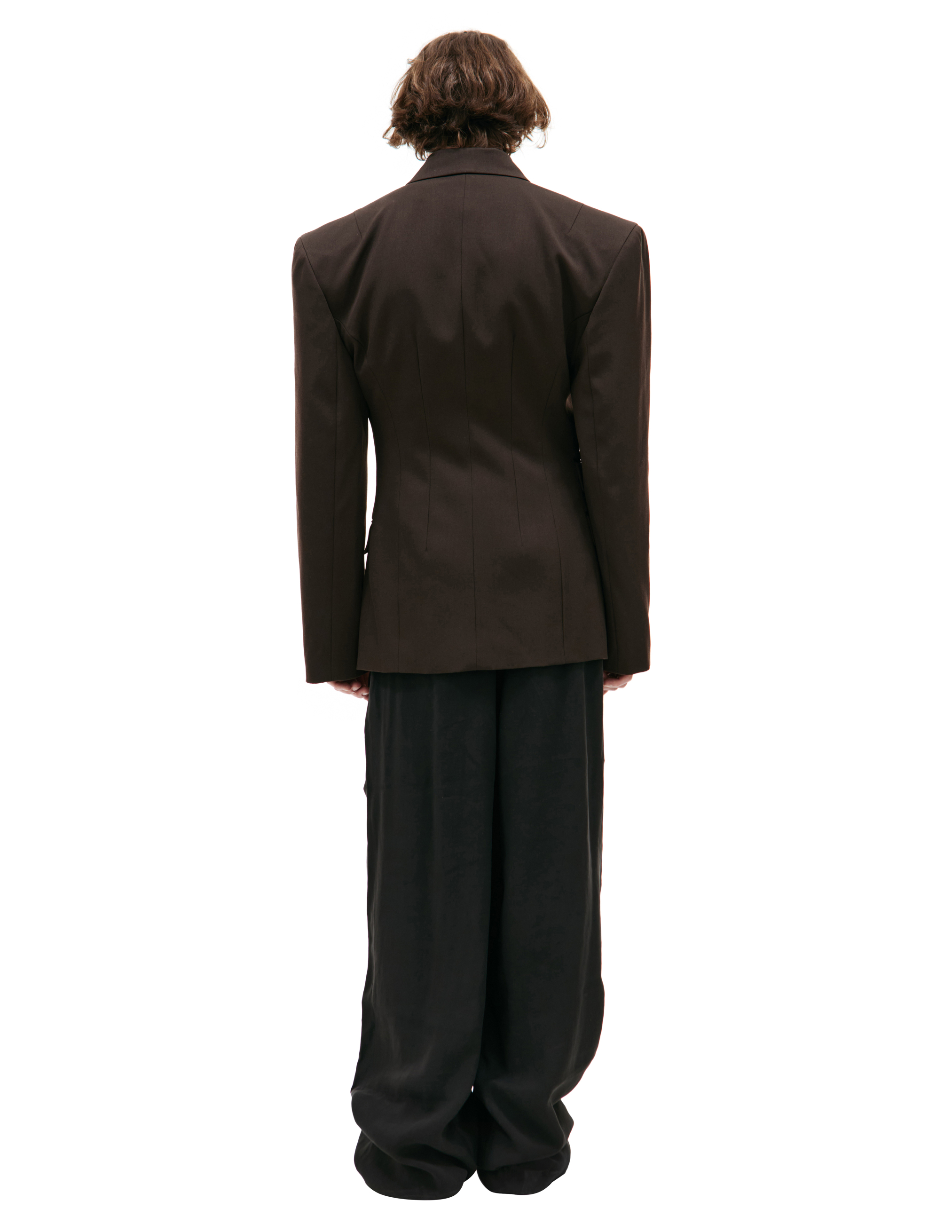 Шерстяной пиджак с широкими плечами LOUIS GABRIEL NOUCHI 0202/T725/027, размер M;L 0202/T725/027 - фото 3