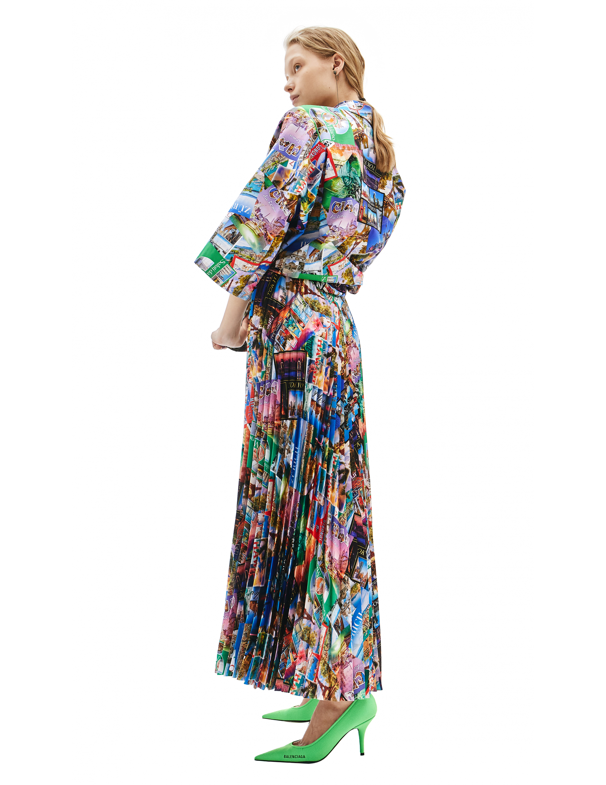 Плиссированная юбка с принтом Balenciaga Vareuse Balenciaga 625492/TJLK7/8470, размер 40 625492/TJLK7/8470 - фото 7