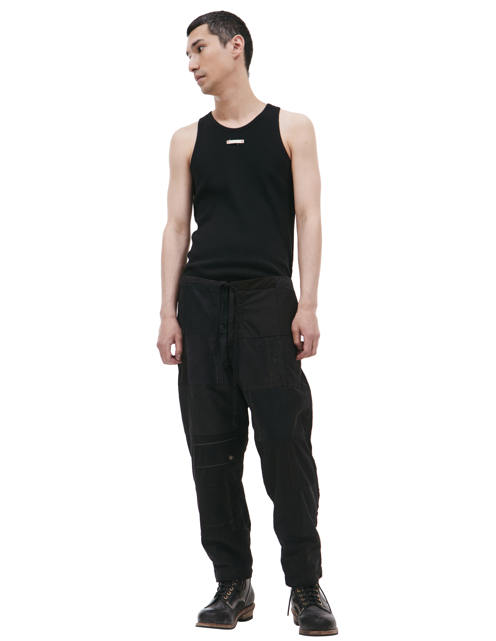 Брюки пэчворк на кулиске 45780₽