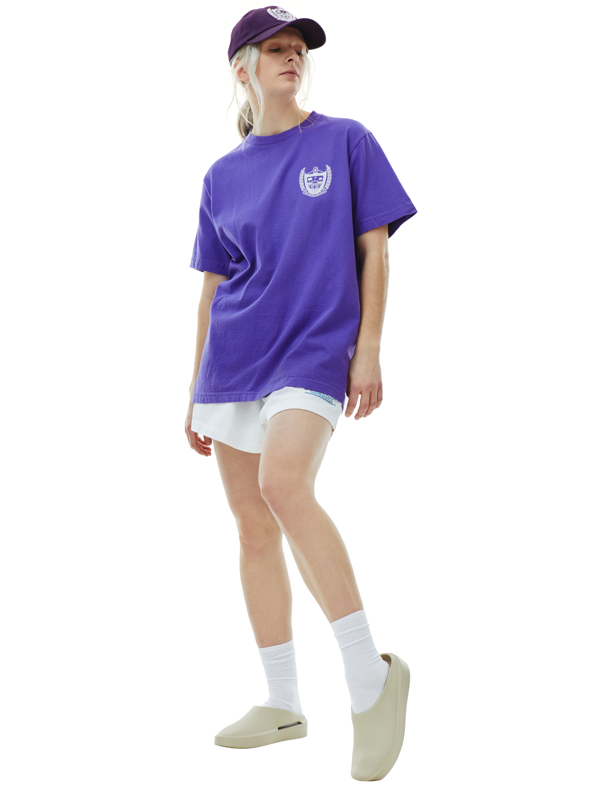 Хлопковая футболка Beverly Hills SPORTY & RICH TS431PU, размер M - фото 1