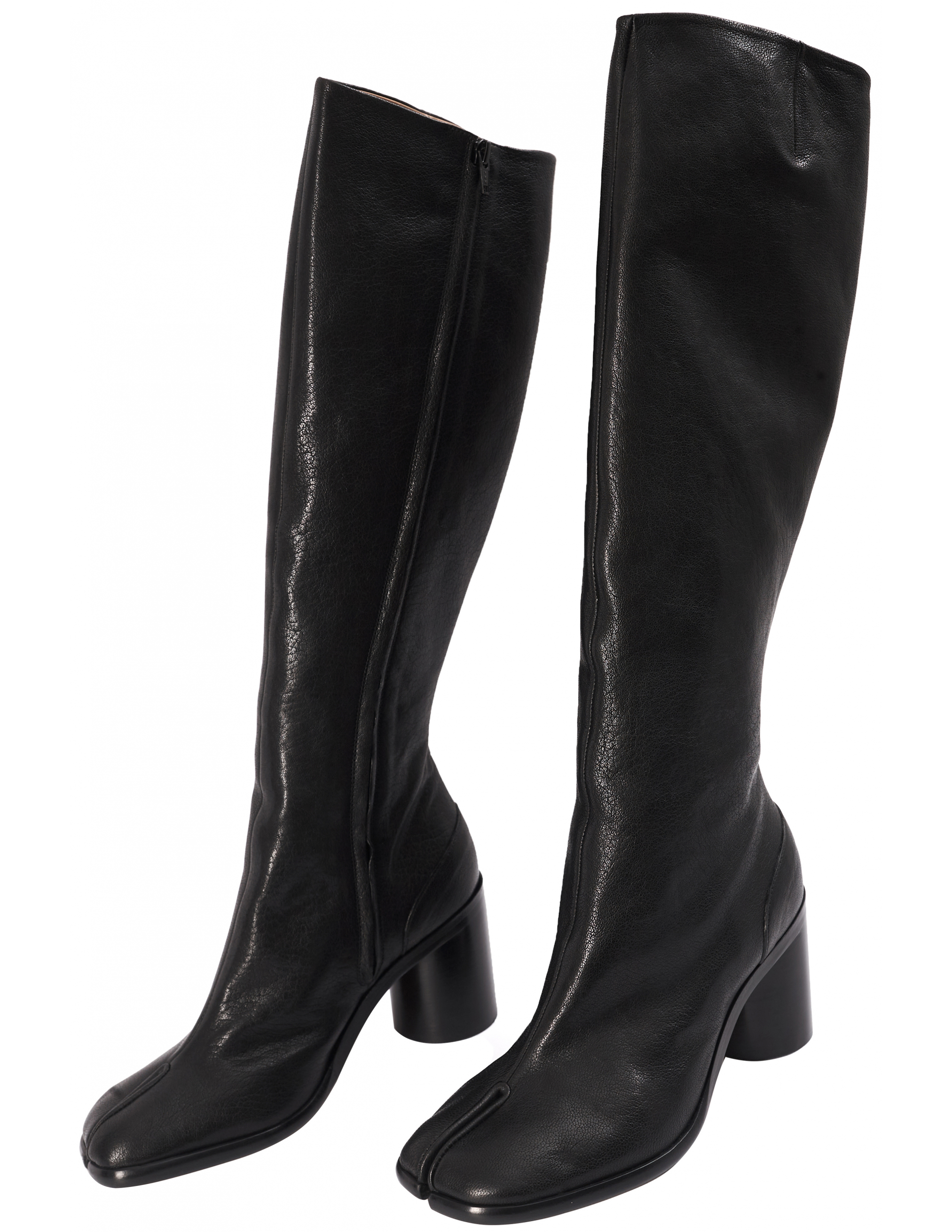 Черные кожаные сапоги Tabi Maison Margiela S34WW0057/P3753/T8013, размер 41;40;39;38;36 S34WW0057/P3753/T8013 - фото 3