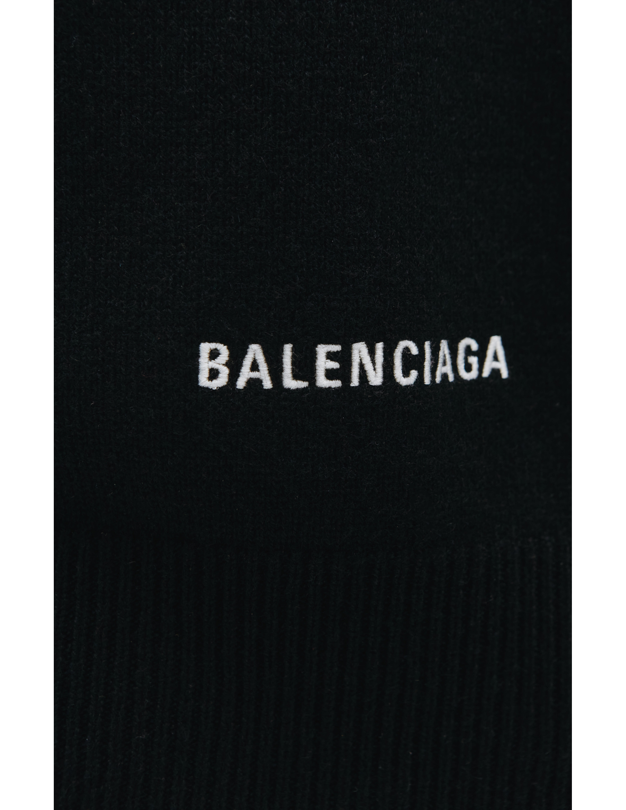 Черный свитер из кашемира Balenciaga 681983/T4124/1000, размер XL;L 681983/T4124/1000 - фото 4