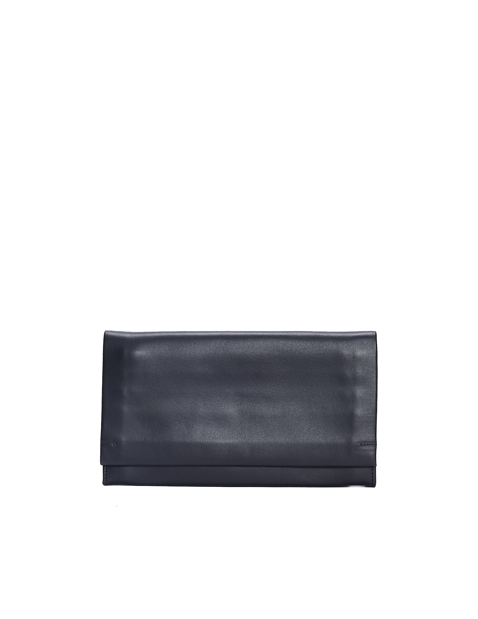 Черный кожаный кошелек с плечевым ремешком Isaac Reina 200/blk, размер One Size