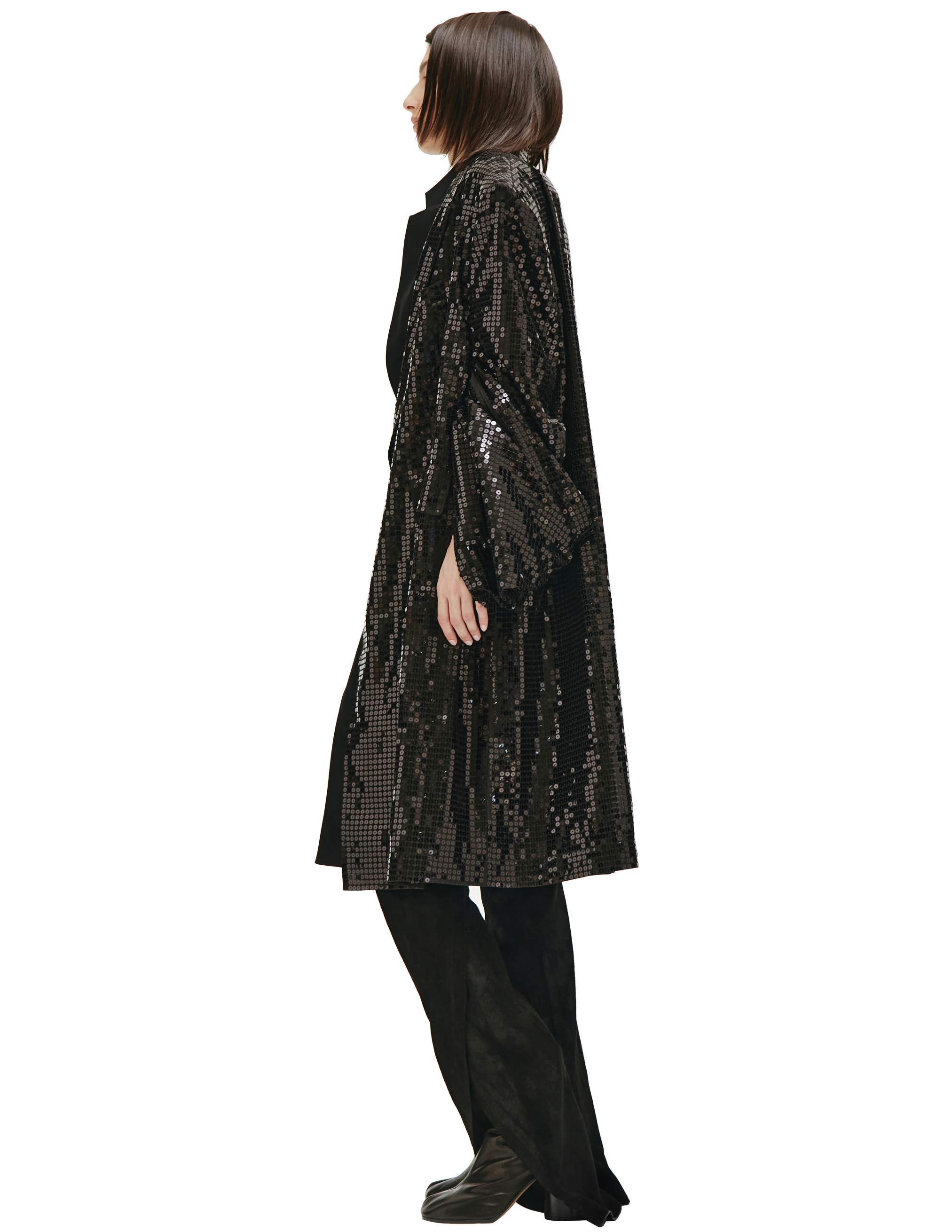 Двойное пальто с пайетками - Junya Watanabe JG-C010-051-1 Фото 2