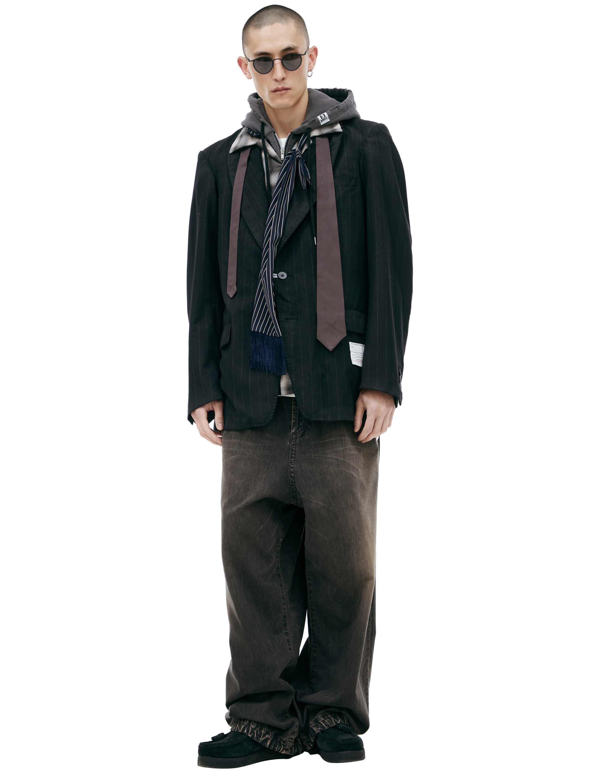 Многослойный пиджак с капюшоном 99330₽