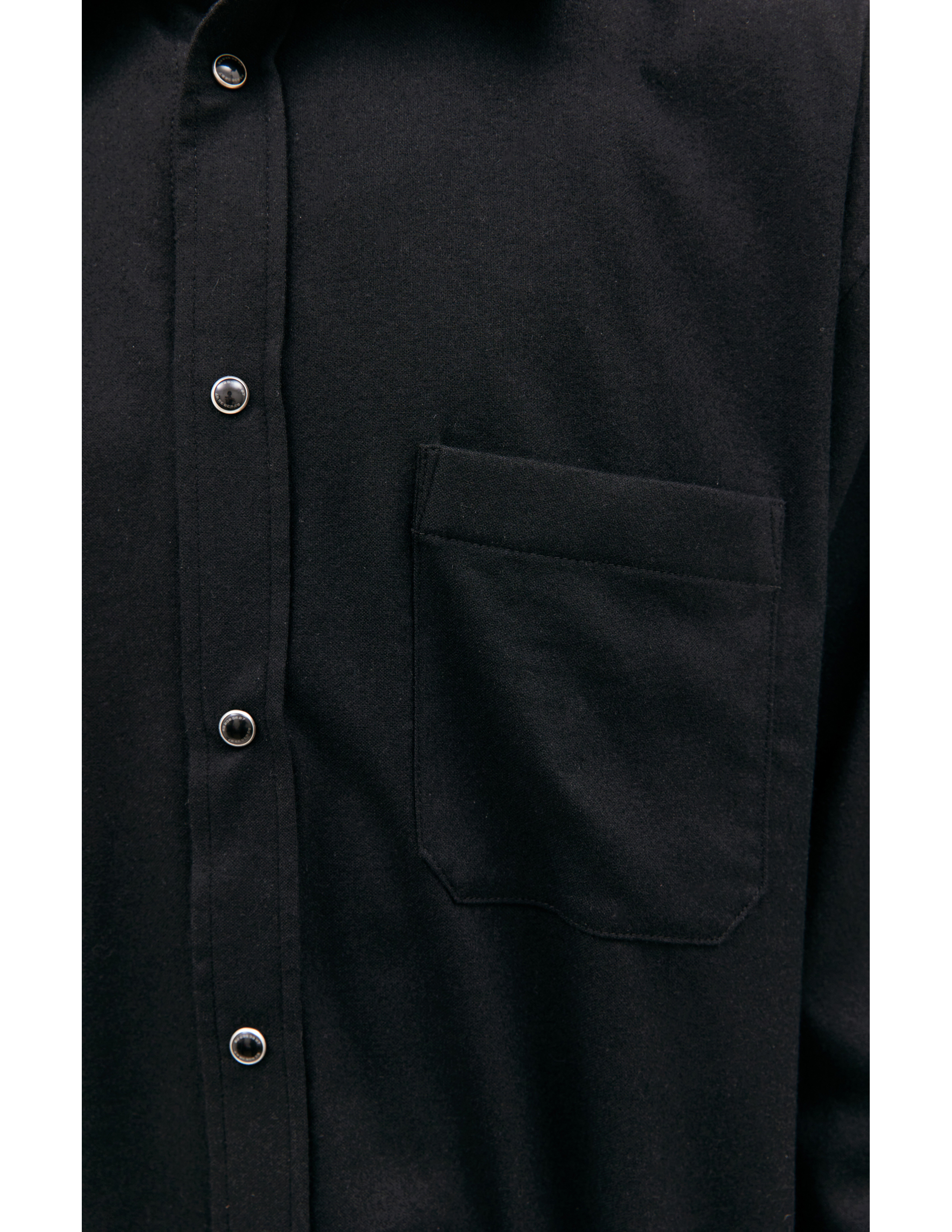 Черная рубашка на кнопках VTMNTS VL20SH240B/5039, размер L;XL VL20SH240B/5039 - фото 4