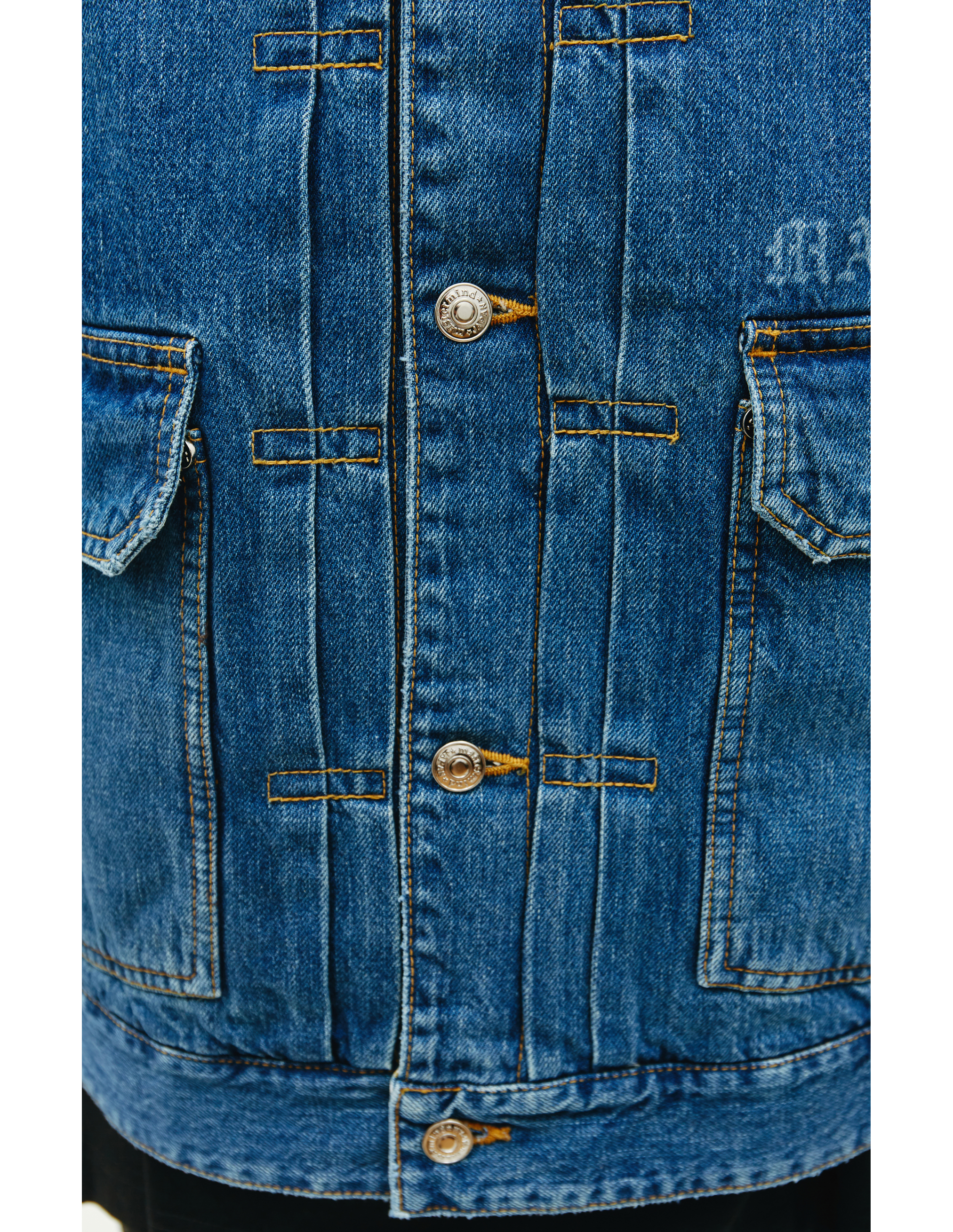 Джинсовая куртка с накладными карманами Mastermind WORLD MJ22E09/BL022, размер XL;L MJ22E09/BL022 - фото 5