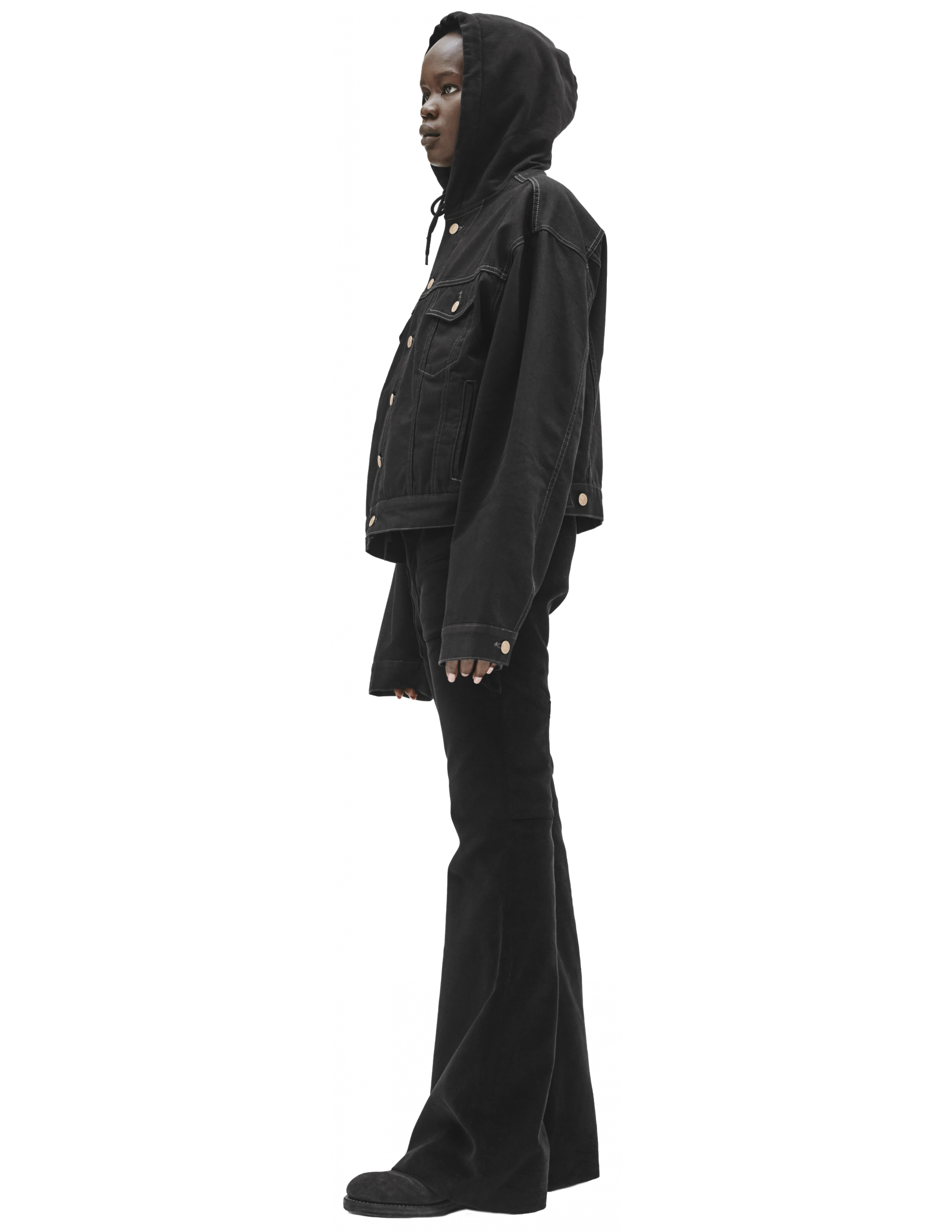 Джинсовая куртка с капюшоном - Balenciaga 657630/TJW58/2470 Фото 2