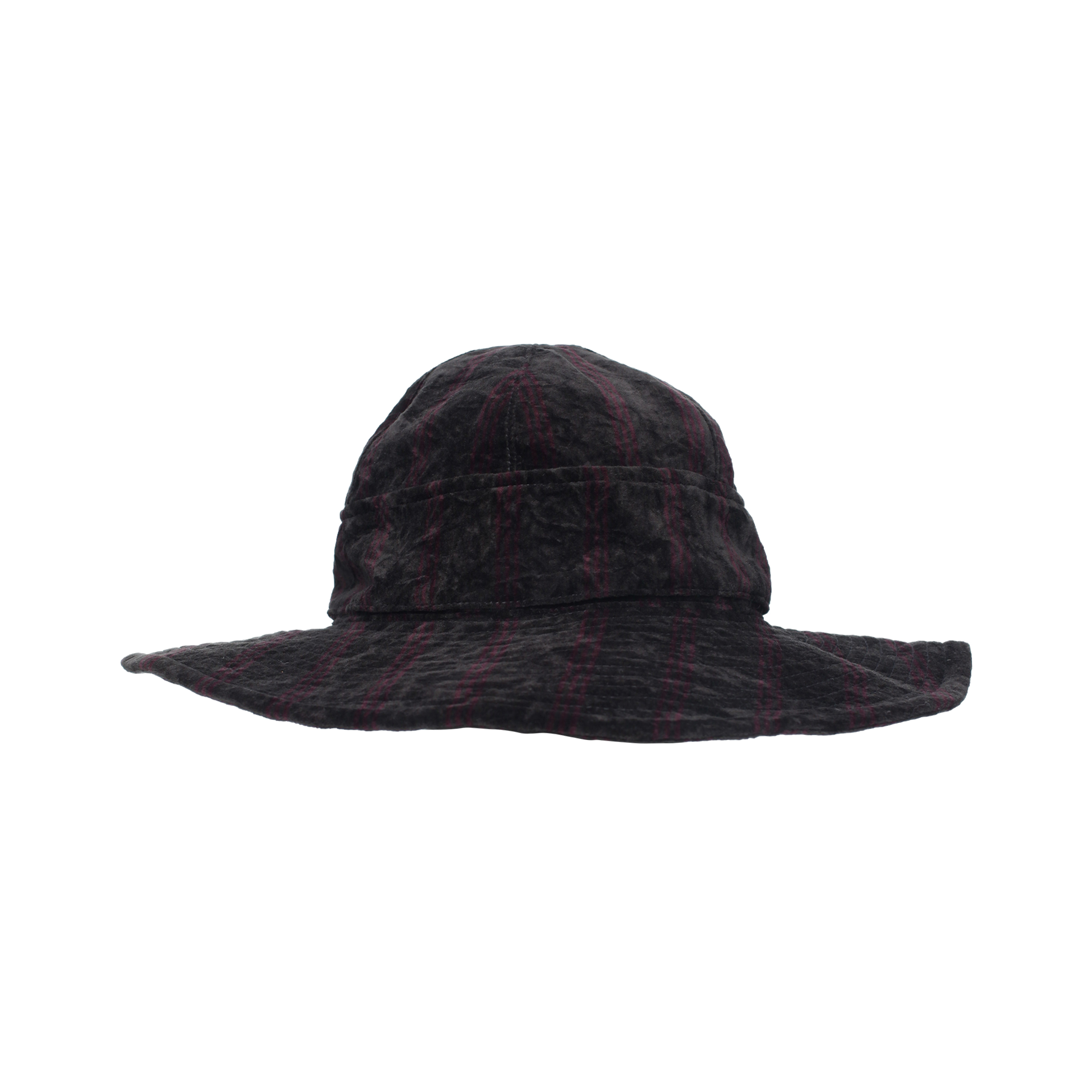 Бархатная шляпа с контрастными полосками Ziggy Chen 0M2335602, размер M;L - фото 5