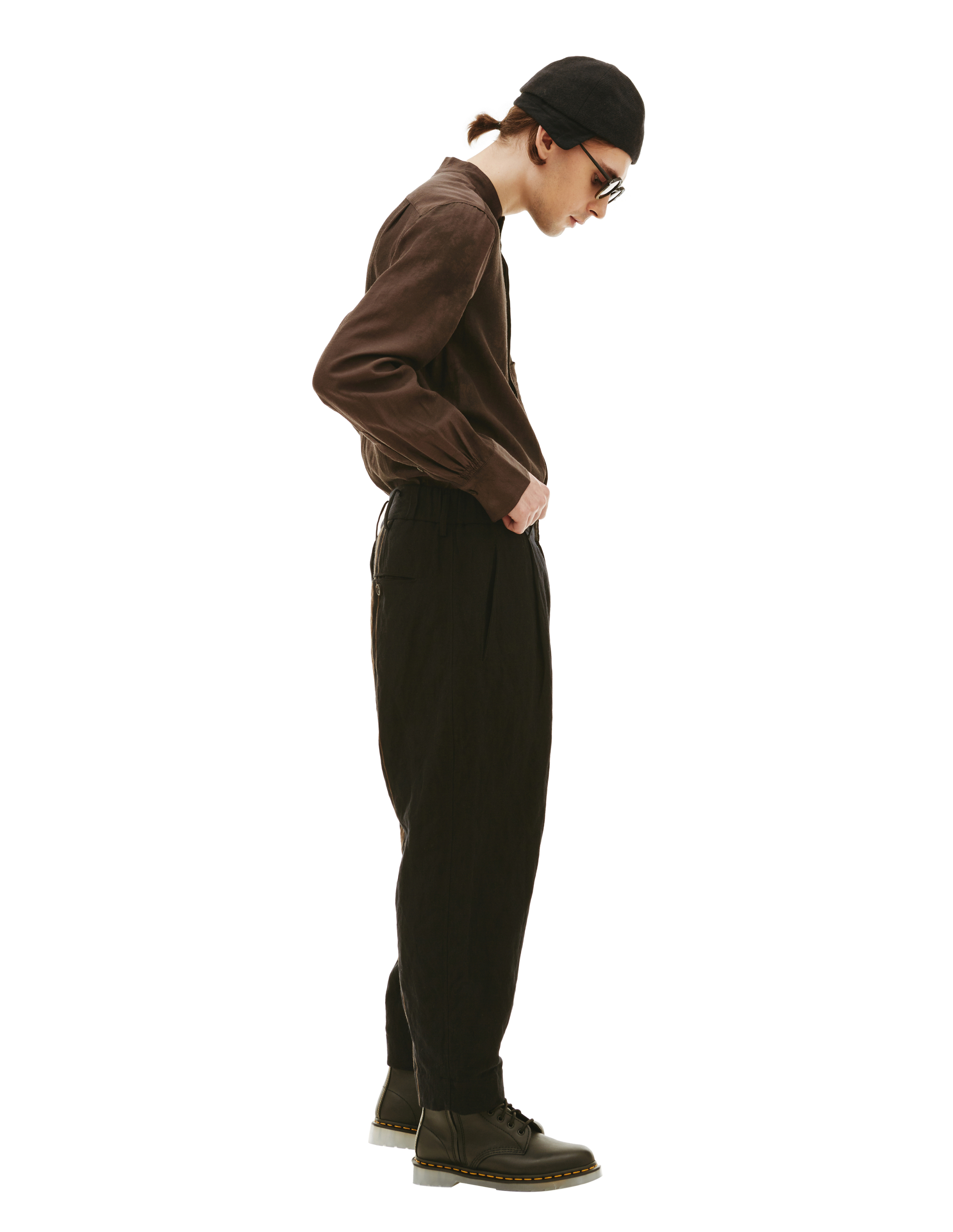 Свободные брюки с контрастной полоской Ziggy Chen 0M2230535, размер 52;50;48 - фото 4