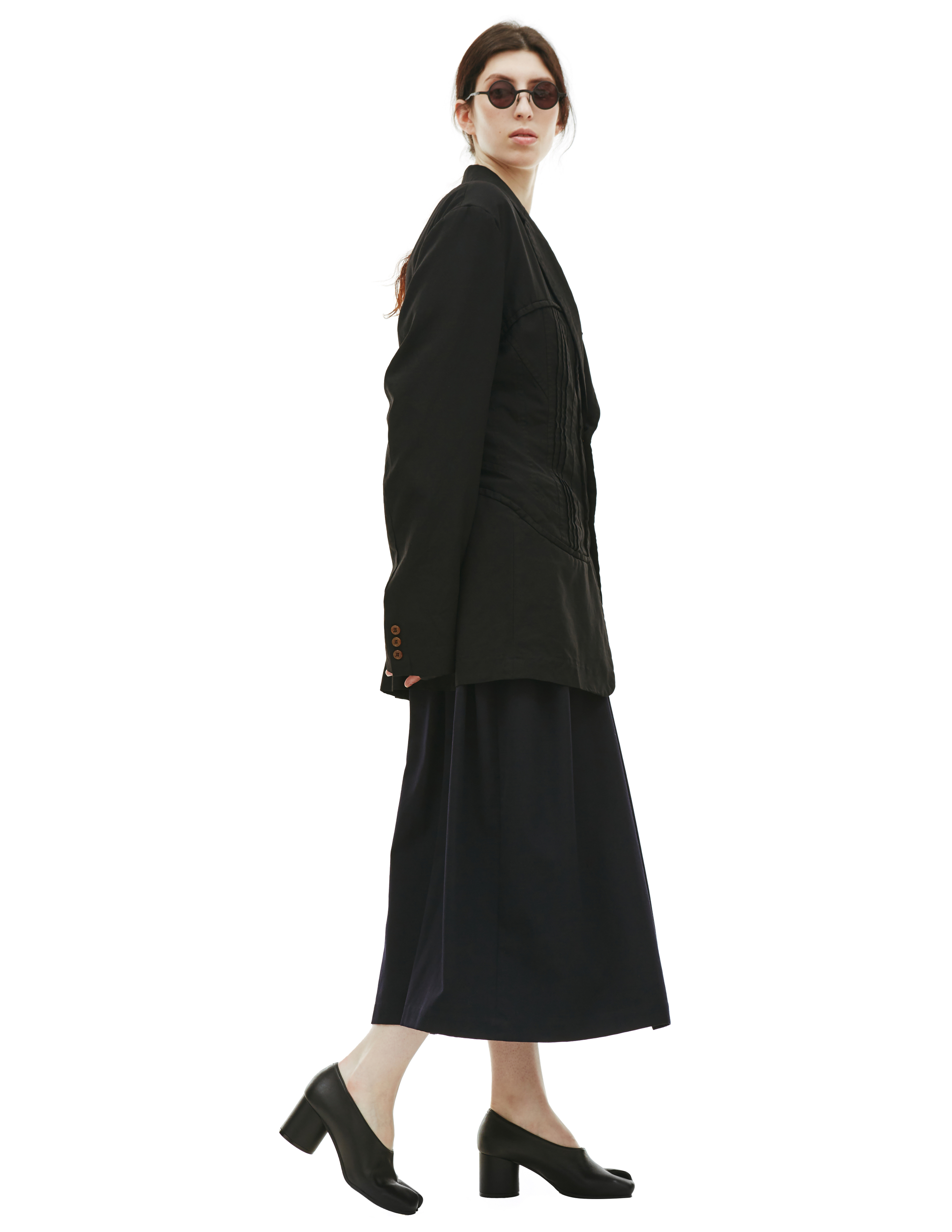 Черный приталенный пиджак Comme des Garcons Homme plus PE-J055-051-1, размер L;XL - фото 2