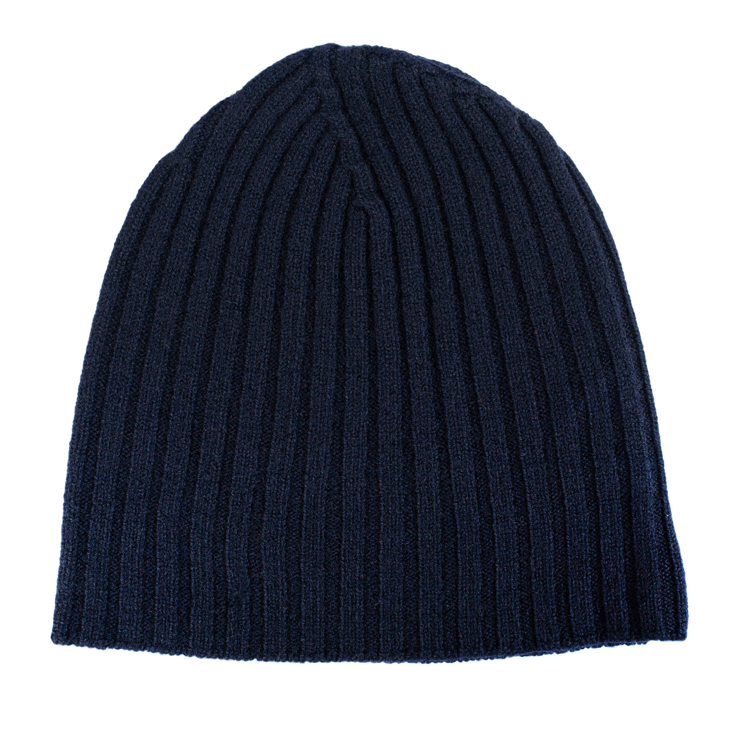 Синяя шерстяная шапка в рубчик Jil Sander JSMT762028/MTY20408/402, размер One Size