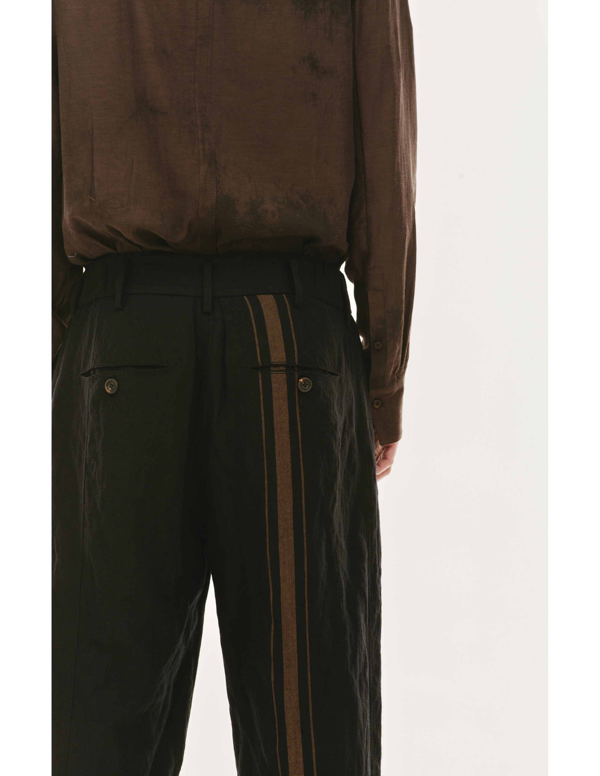 Свободные брюки с контрастной полоской Ziggy Chen 0M2230535, размер 52;50;48 - фото 7