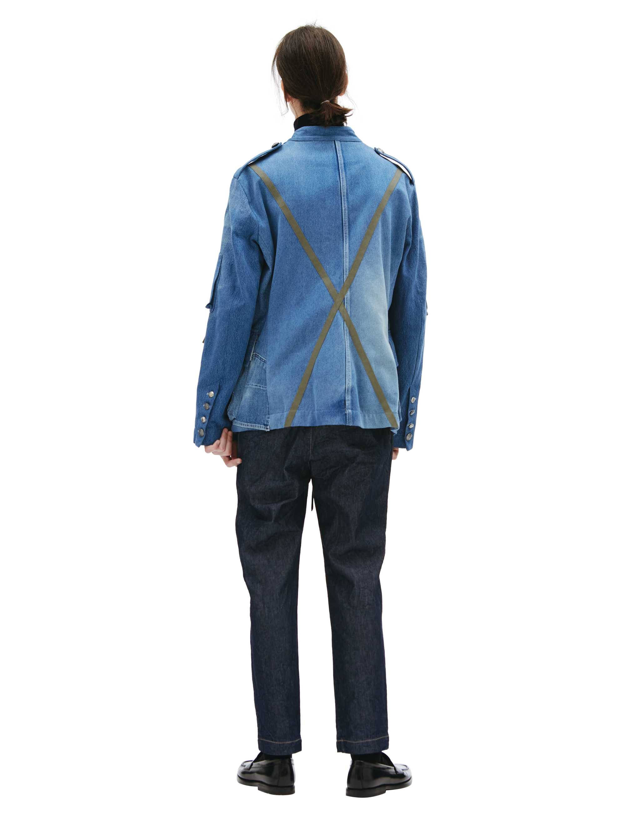 Джинсовый пиджак Officer Ollie Greg Lauren DM016, размер 5;4 - фото 4