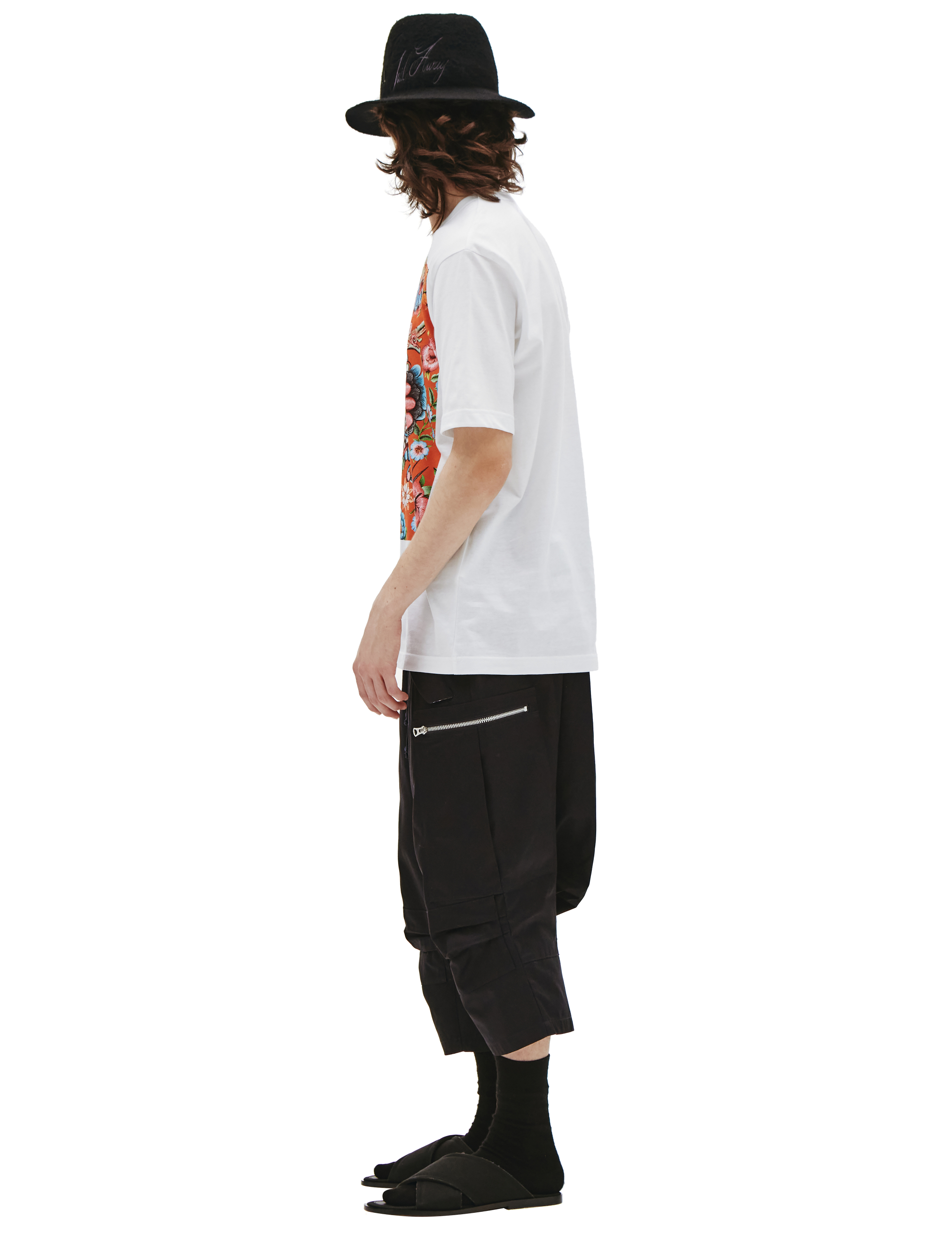 Хлопковая футболка с принтом дракона Junya Watanabe WI-T005-051-1, размер XL;L - фото 2
