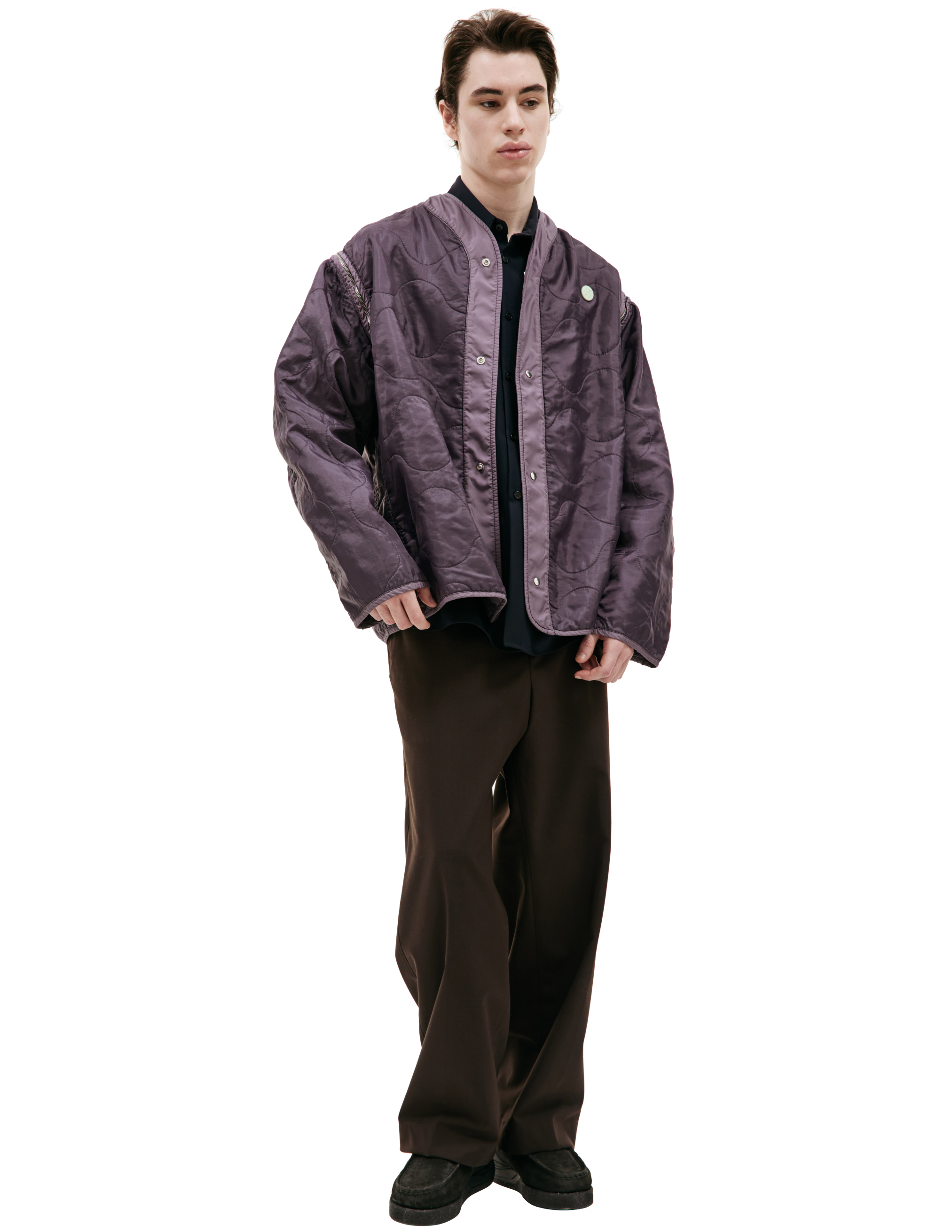Стеганая куртка Re:Work с рукавами на молнии OAMC 24E28OAX14/CAPOA026/537, размер M