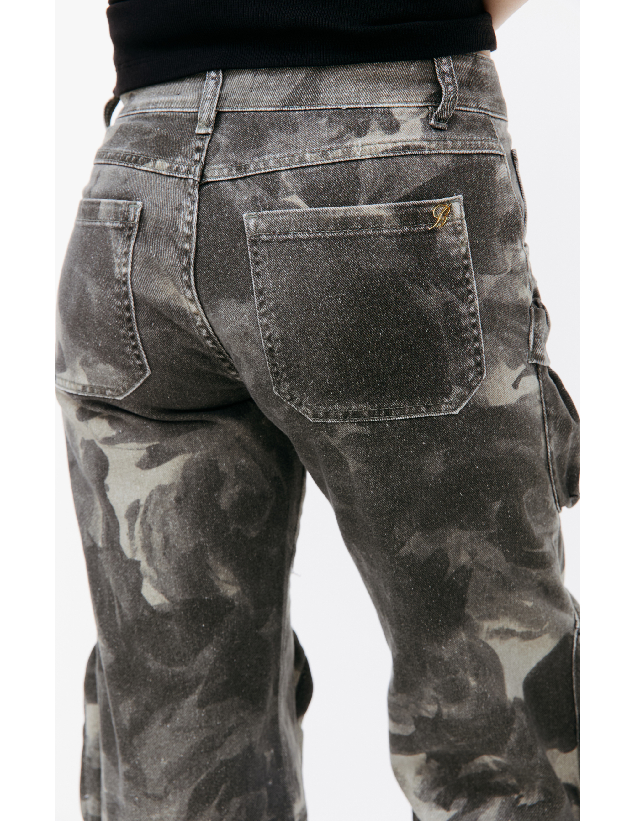 Прямые брюки карго Blumarine P32/2J059A/F5925, размер 38 P32/2J059A/F5925 - фото 4