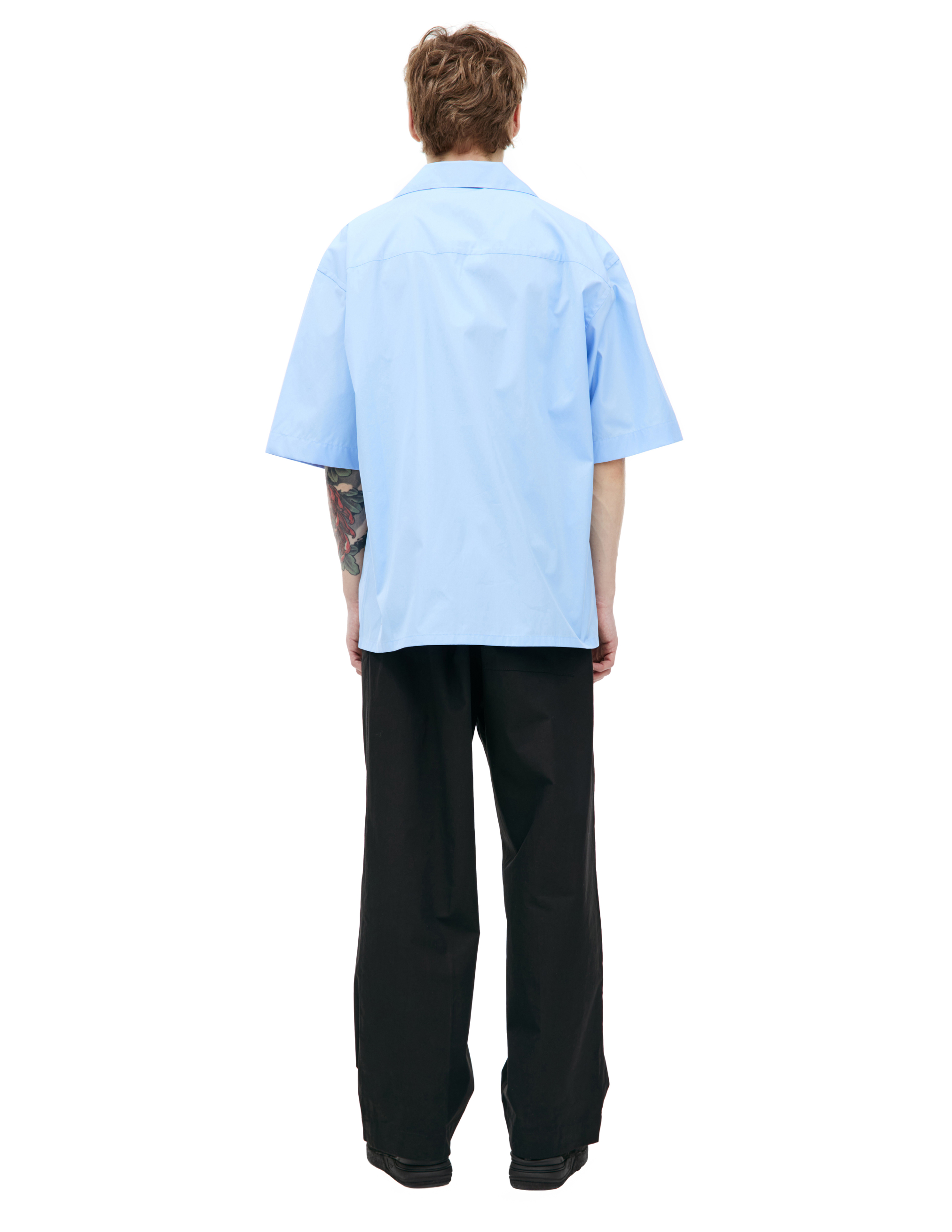 Хлопкова рубашка с коротким рукавом Marni CUMU0213P8/USCT88/L2B50, размер 50;52;54 CUMU0213P8/USCT88/L2B50 - фото 3