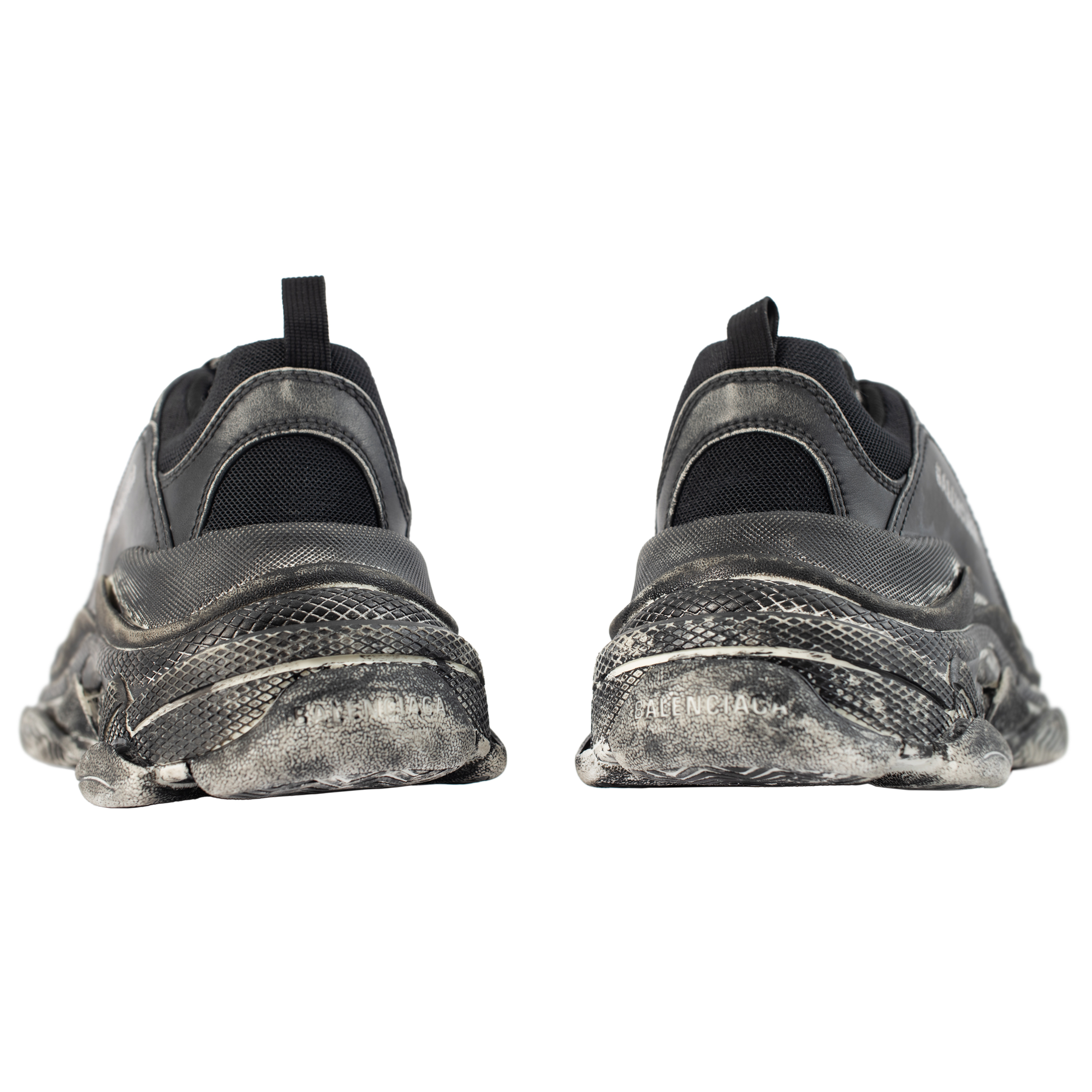 Черные кроссовки Triple S - Balenciaga 536737/W3CN3/1000 Фото 5