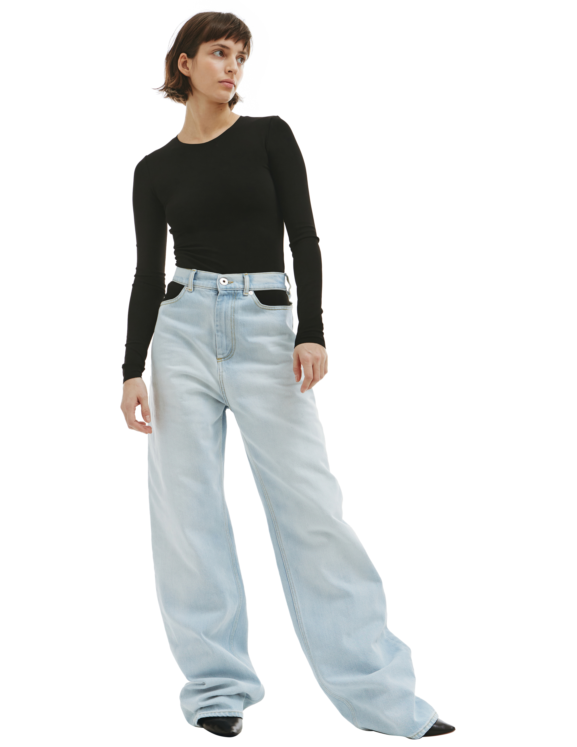 Широкие джинсы Maison Margiela S51LA0064/S30513/962, размер 40;36;42;38