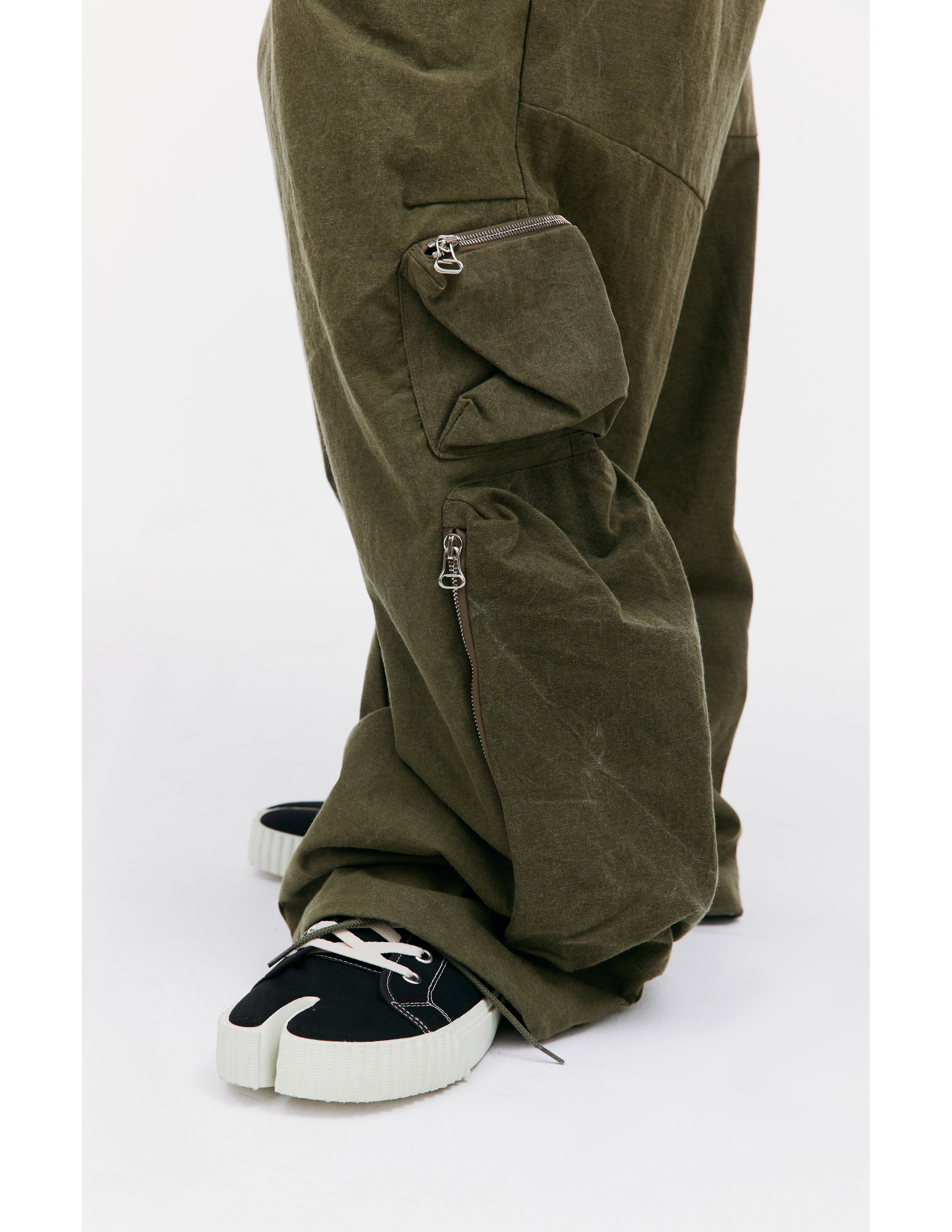Широкие брюки-карго Readymade RE-CO-KH-00-00-238, размер 4 - фото 7
